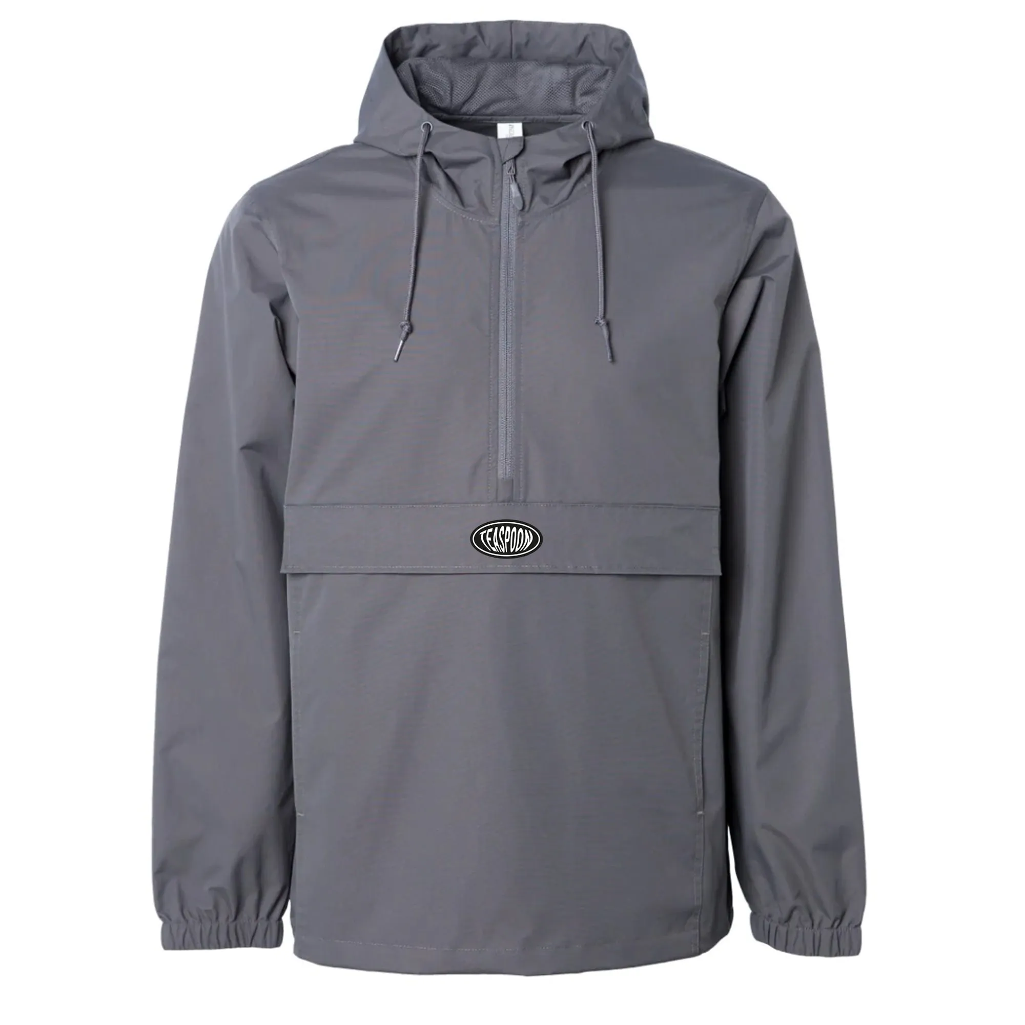 Elipse logo - Water Resistant Windbreaker Anorak Jacket - Grey