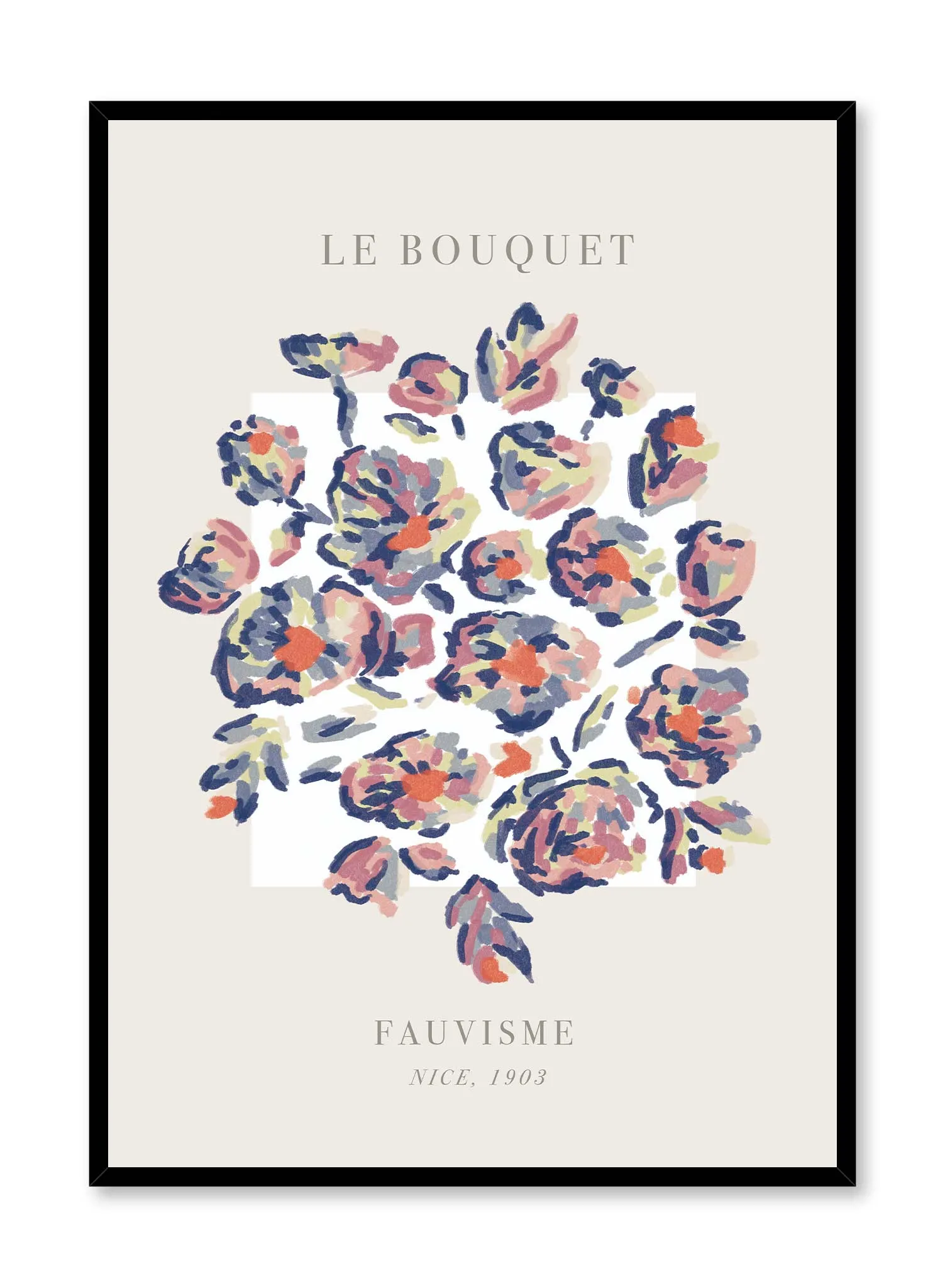 Fauvist Bouquet, Poster