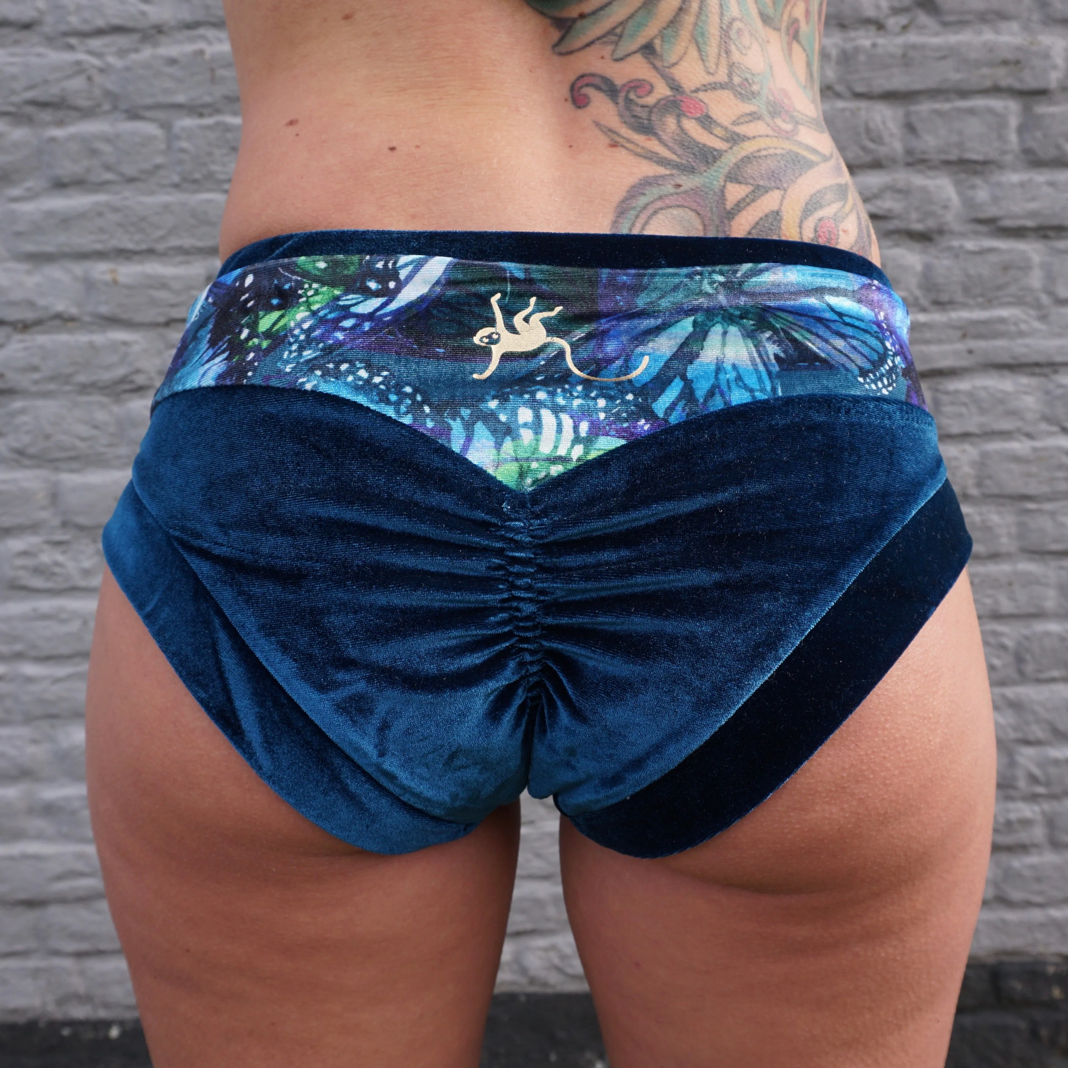 Flexmonkey Apple bum shorts 'Velvet Butterfly'