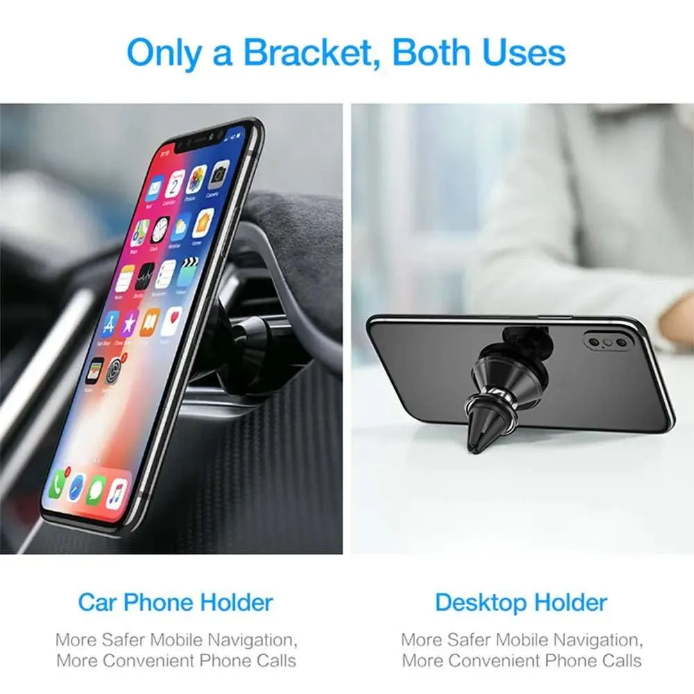 Gzar Magnetic Car Mobile Phone Holders UAE Air Vent Mobile Mount Magnet Clip