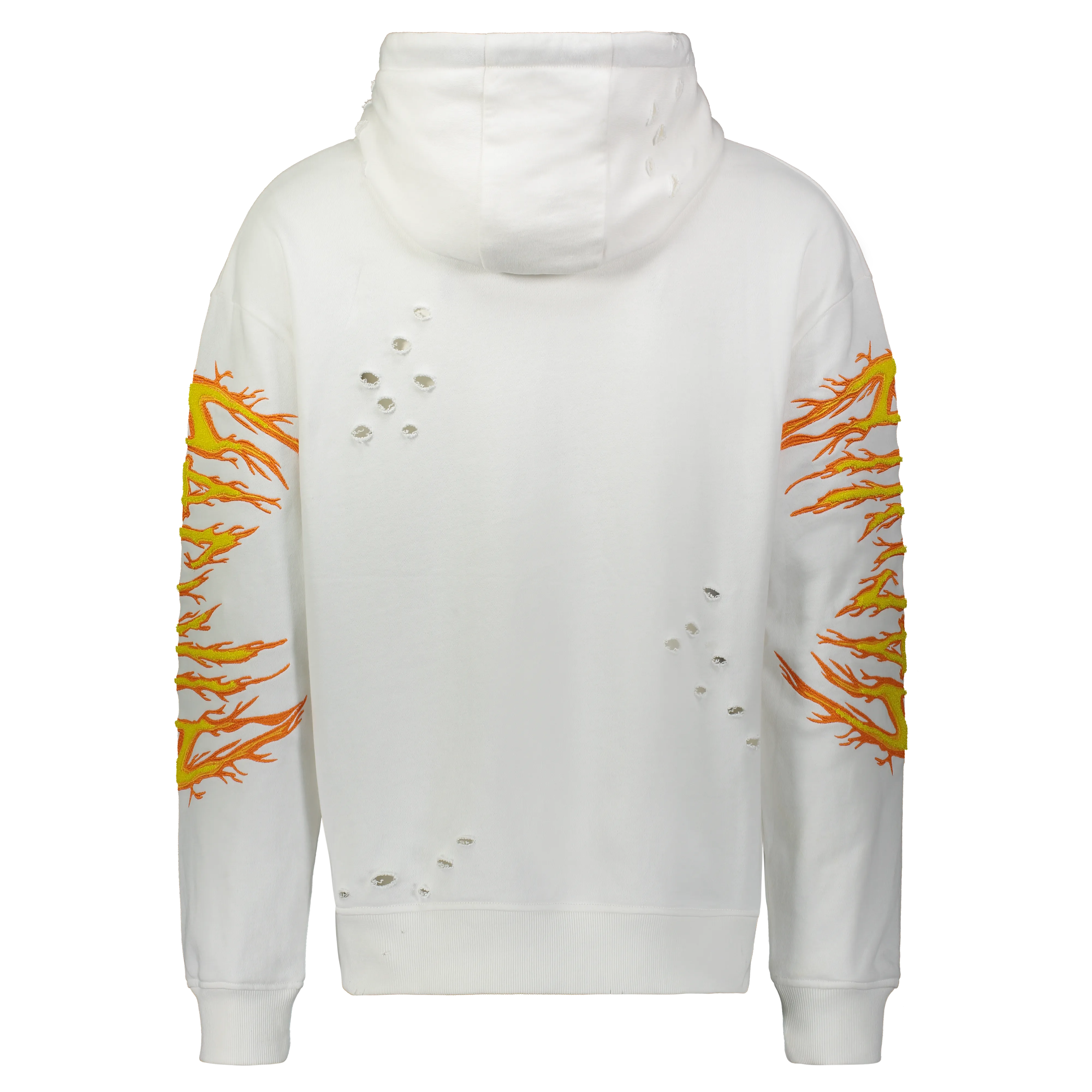 HAC ON FIRE HOODIE OFF WHITE