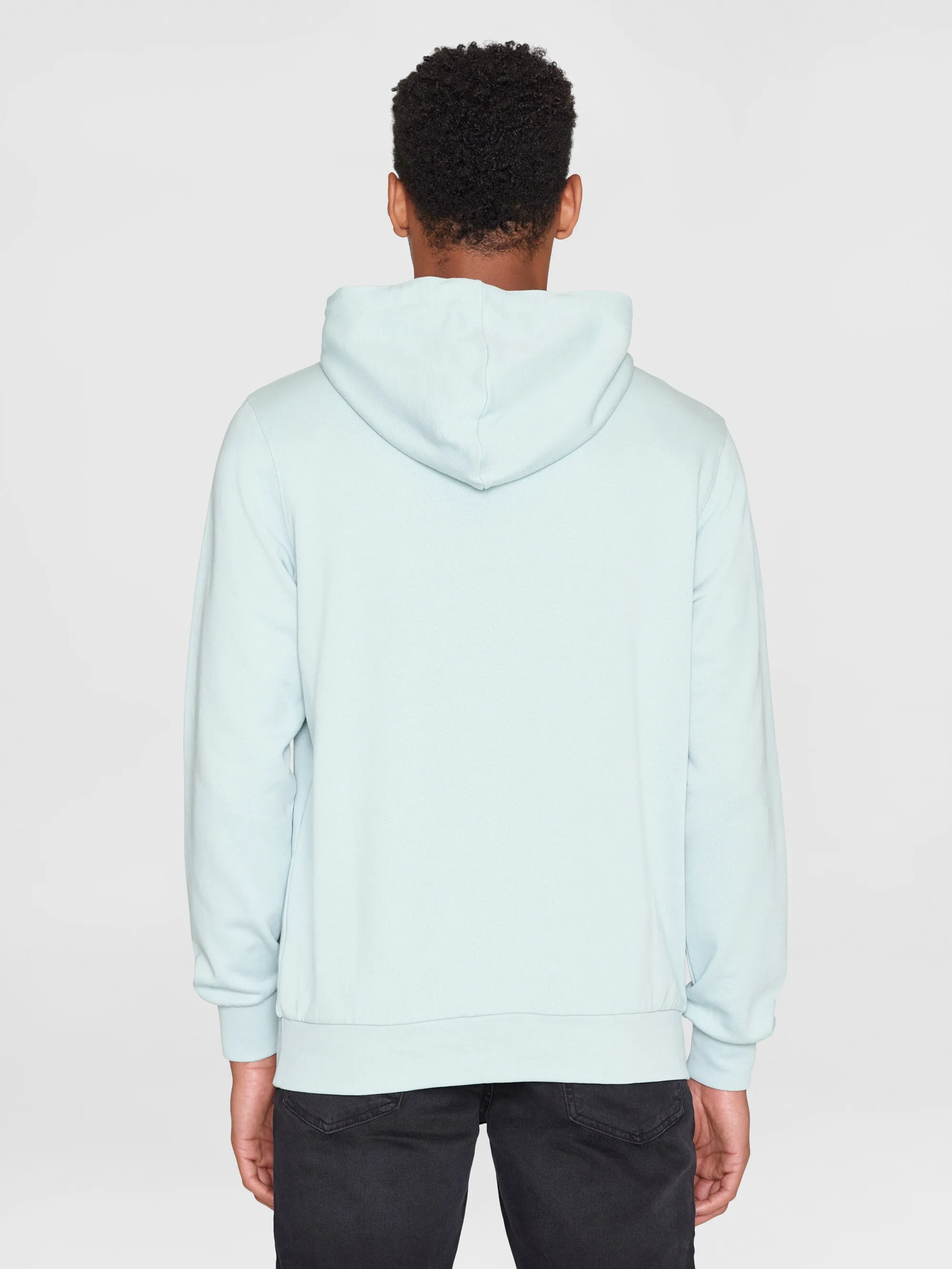 Hood basic badge sweat - Gray Mist