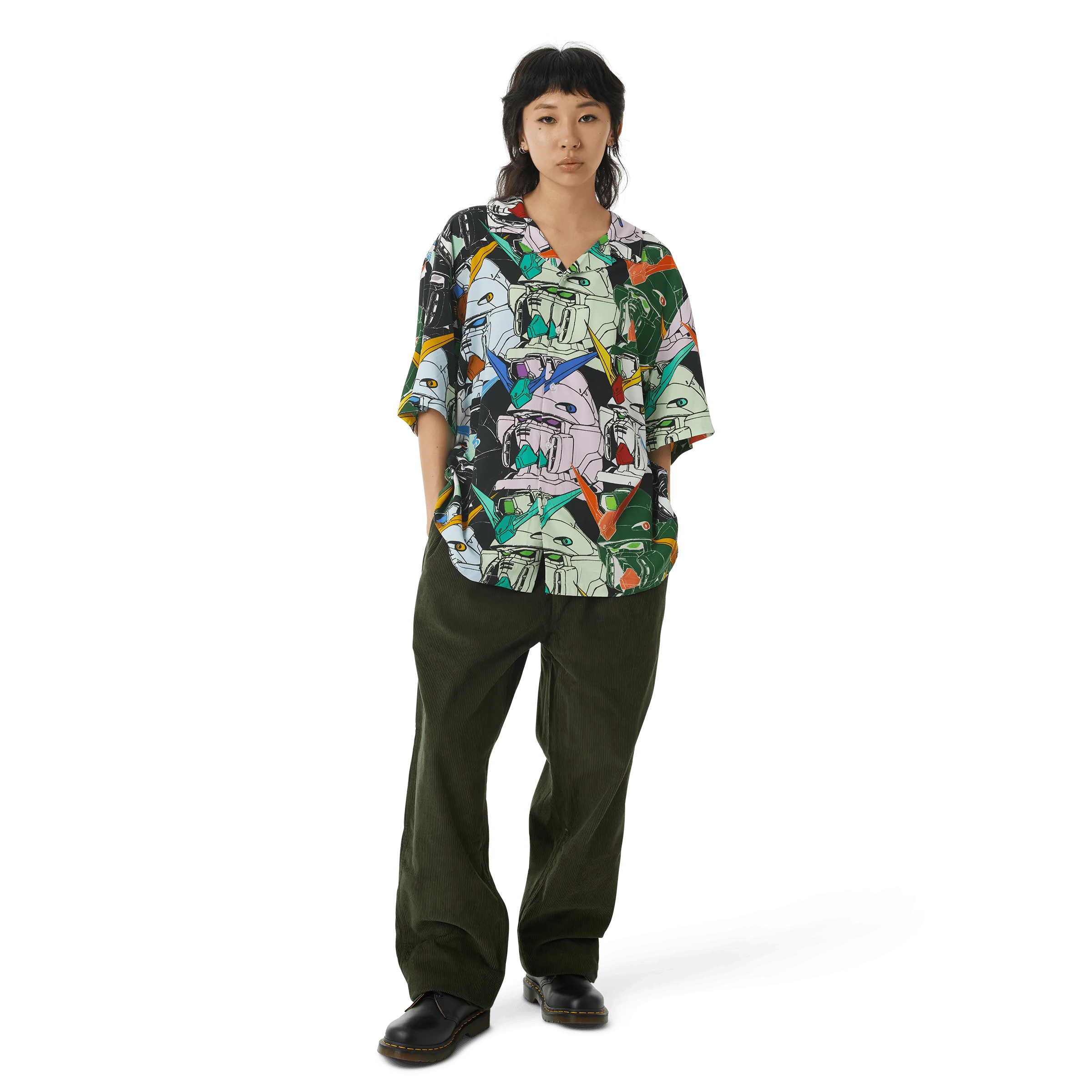 HUF x Gundam Heads Resort Shirt