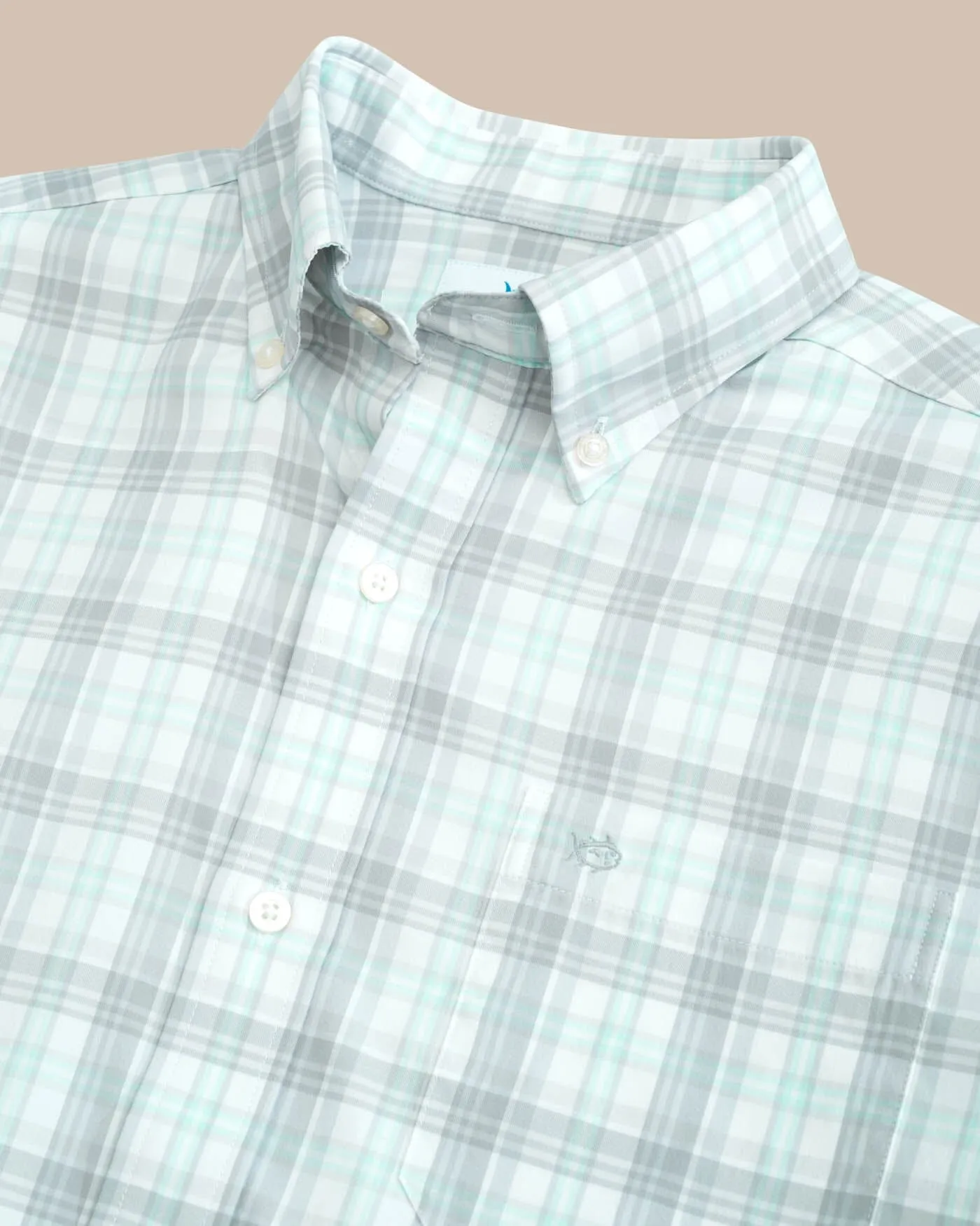 Intercoastal West End Plaid Long Sleeve Sport Shirt