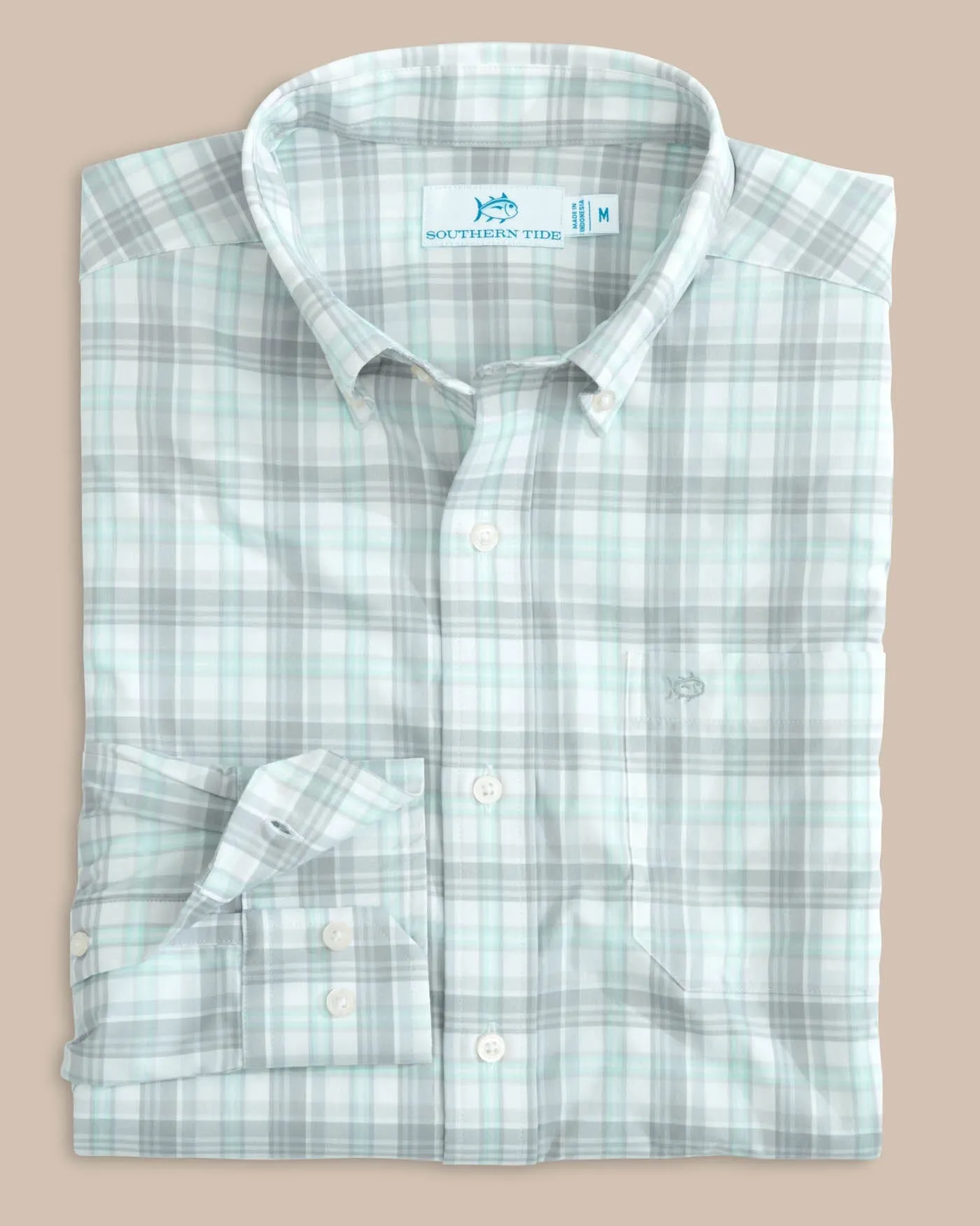 Intercoastal West End Plaid Long Sleeve Sport Shirt