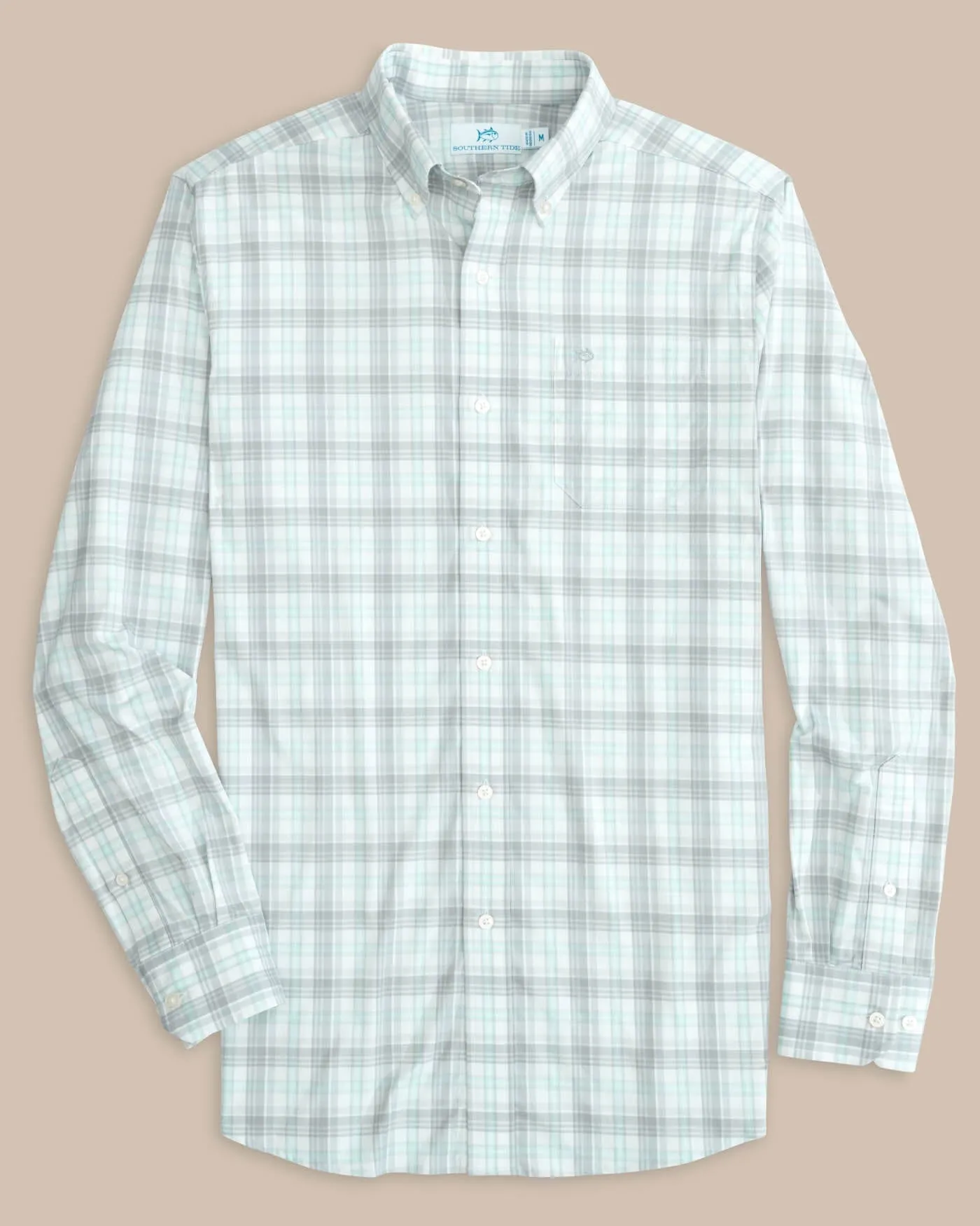 Intercoastal West End Plaid Long Sleeve Sport Shirt