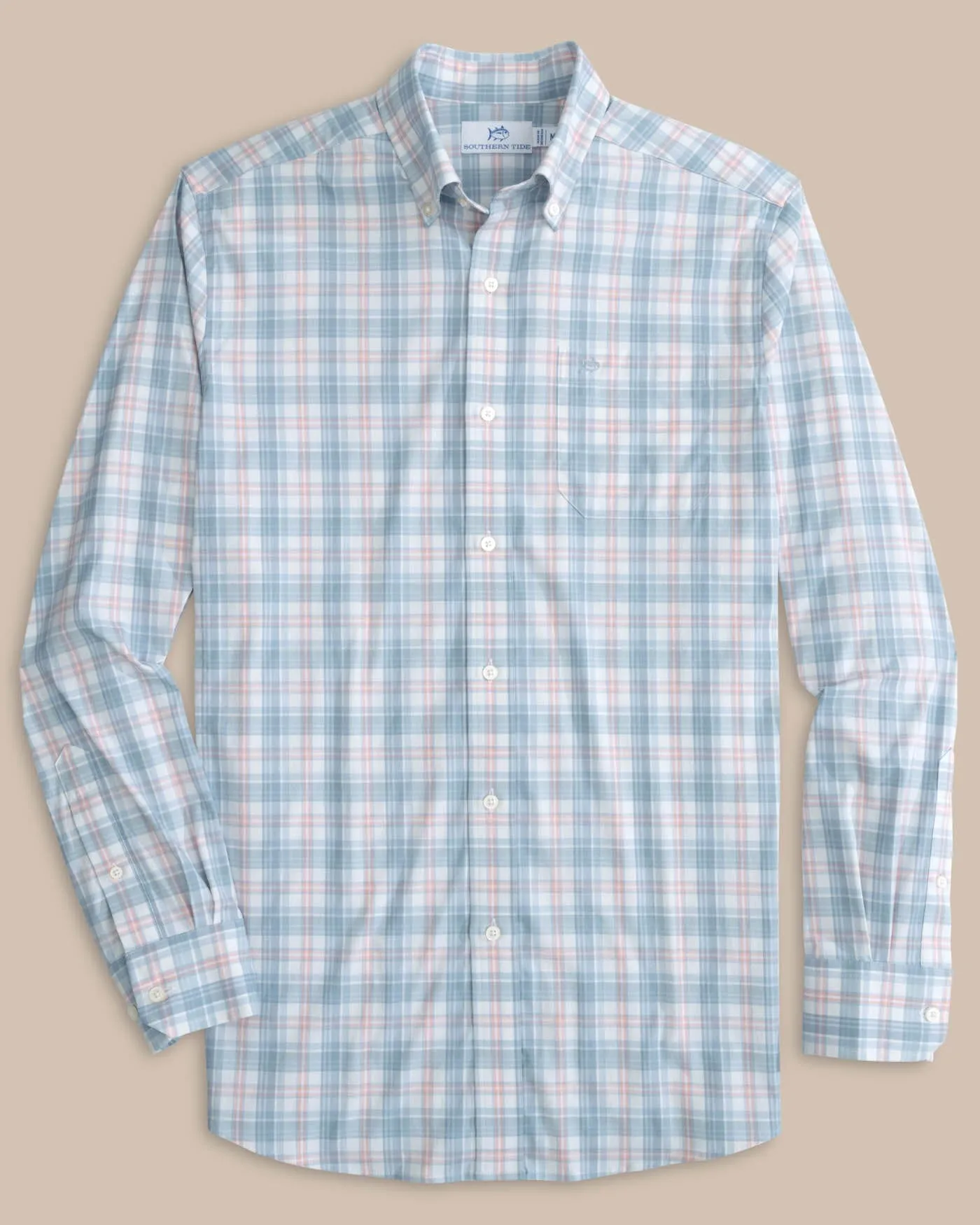 Intercoastal West End Plaid Long Sleeve Sport Shirt