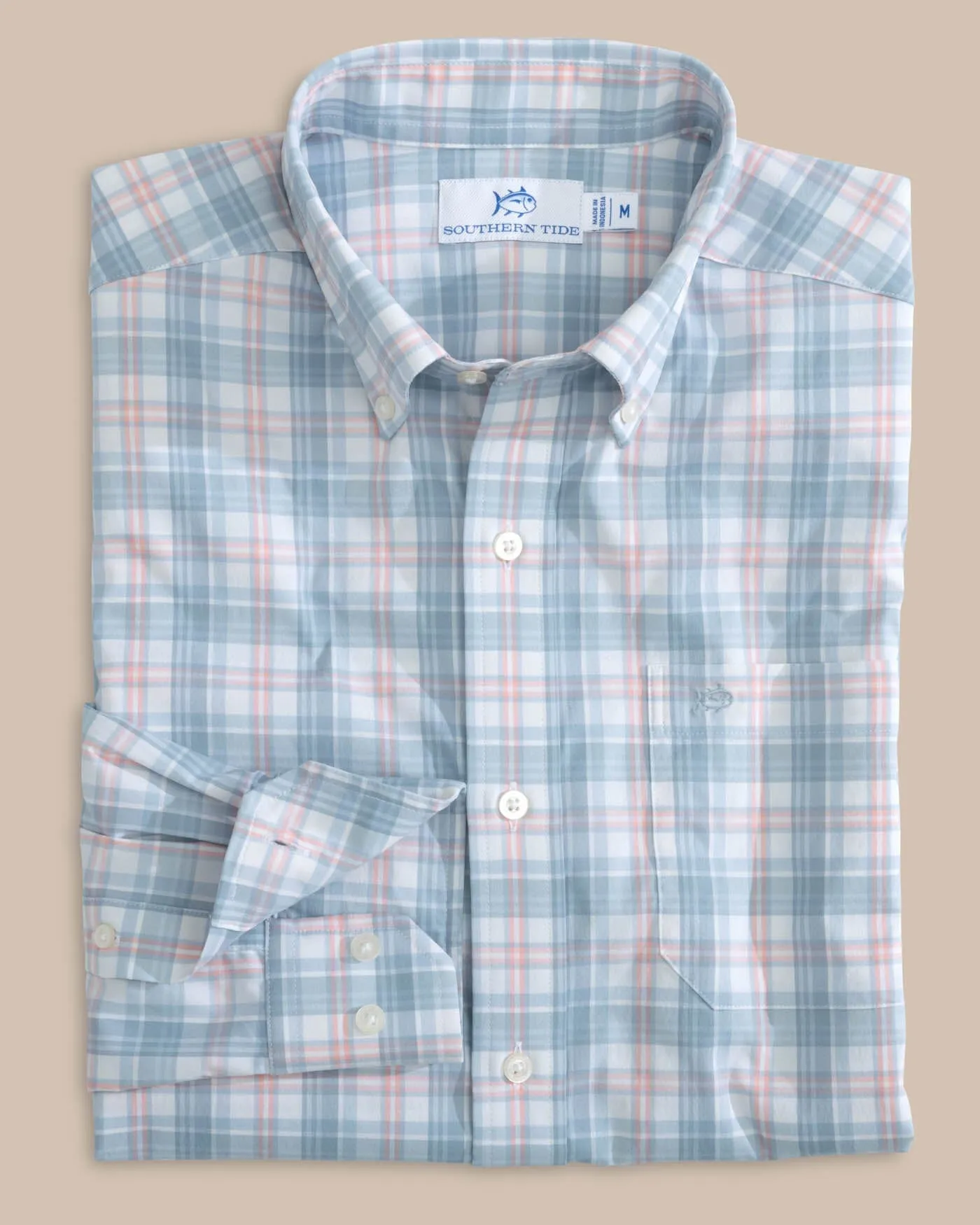 Intercoastal West End Plaid Long Sleeve Sport Shirt