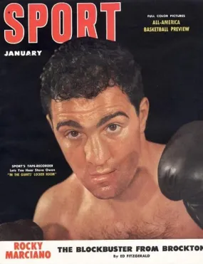 January 1953 Sport Cover (Rocky Marciano, Boxing)