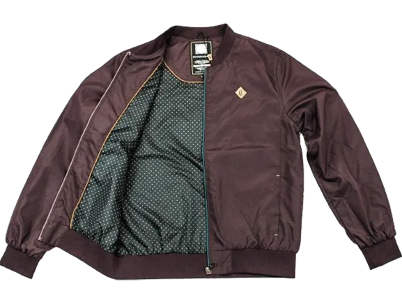 KG Burgundy Nylon Jacket