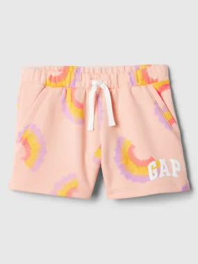 Kids Gap Logo Print Pull-On Shorts