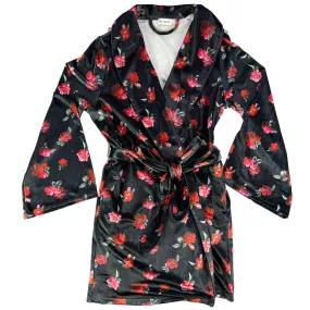 Kilo Brava Velvet Roses Short Robe