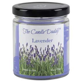 Lavender - Lavender Scented 6oz Jar Candle