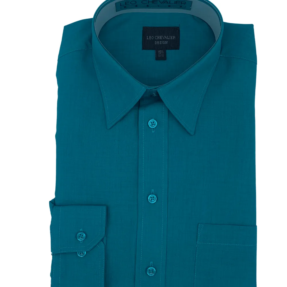 Leo Chevalier Long Sleeve Dress Shirt - 225156 - Assorted Colours