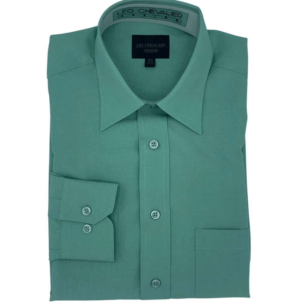 Leo Chevalier Long Sleeve Dress Shirt - 225156 - Assorted Colours