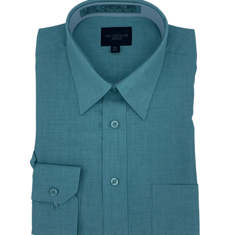 Leo Chevalier Long Sleeve Dress Shirt - 225156 - Assorted Colours