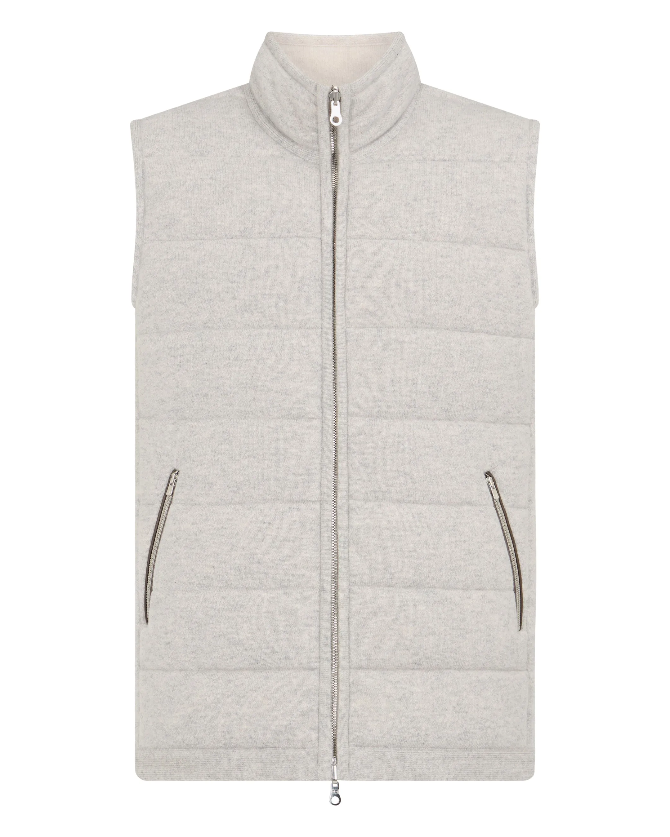 Men's Mall Cashmere Gilet Fumo Grey