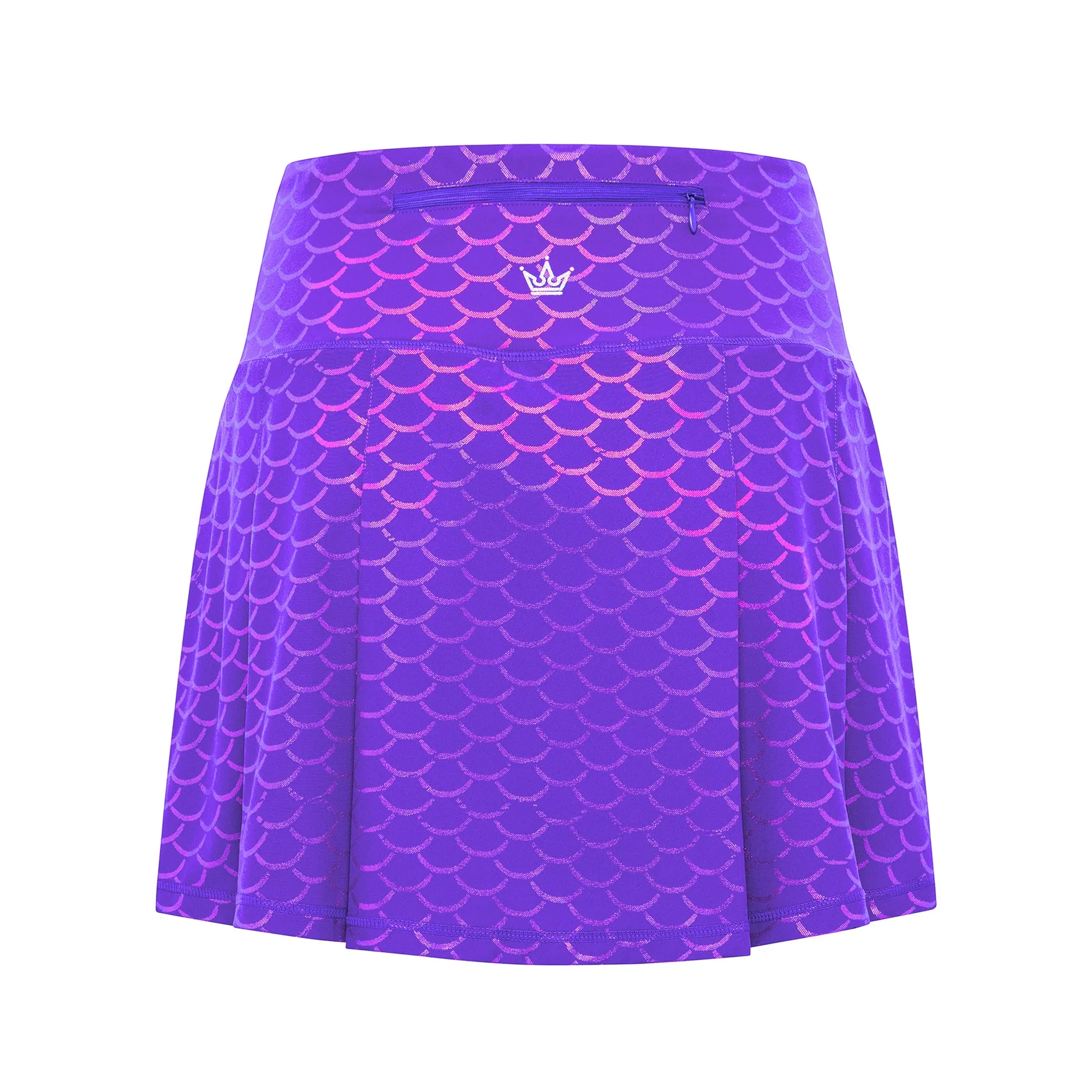 Mermaid Princess Athletic Skort - Purple