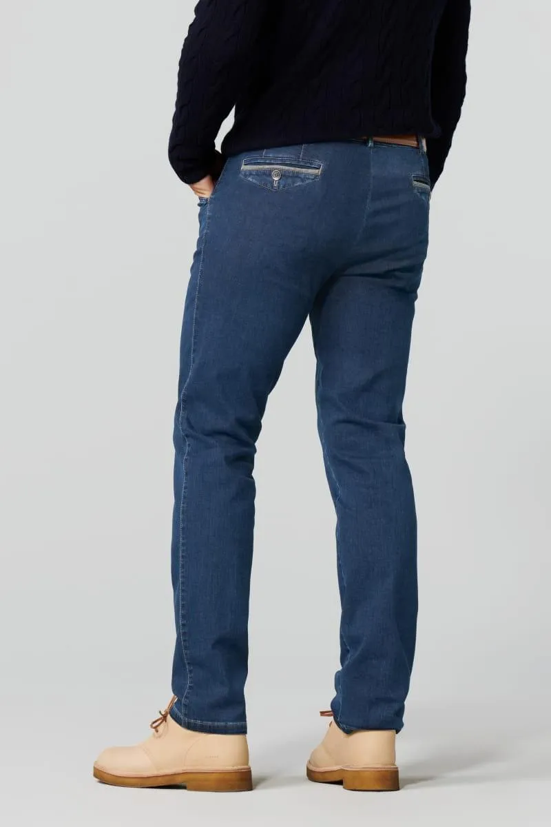 Meyer - Jeans Chicago 4547 - Indigo-Tan/45