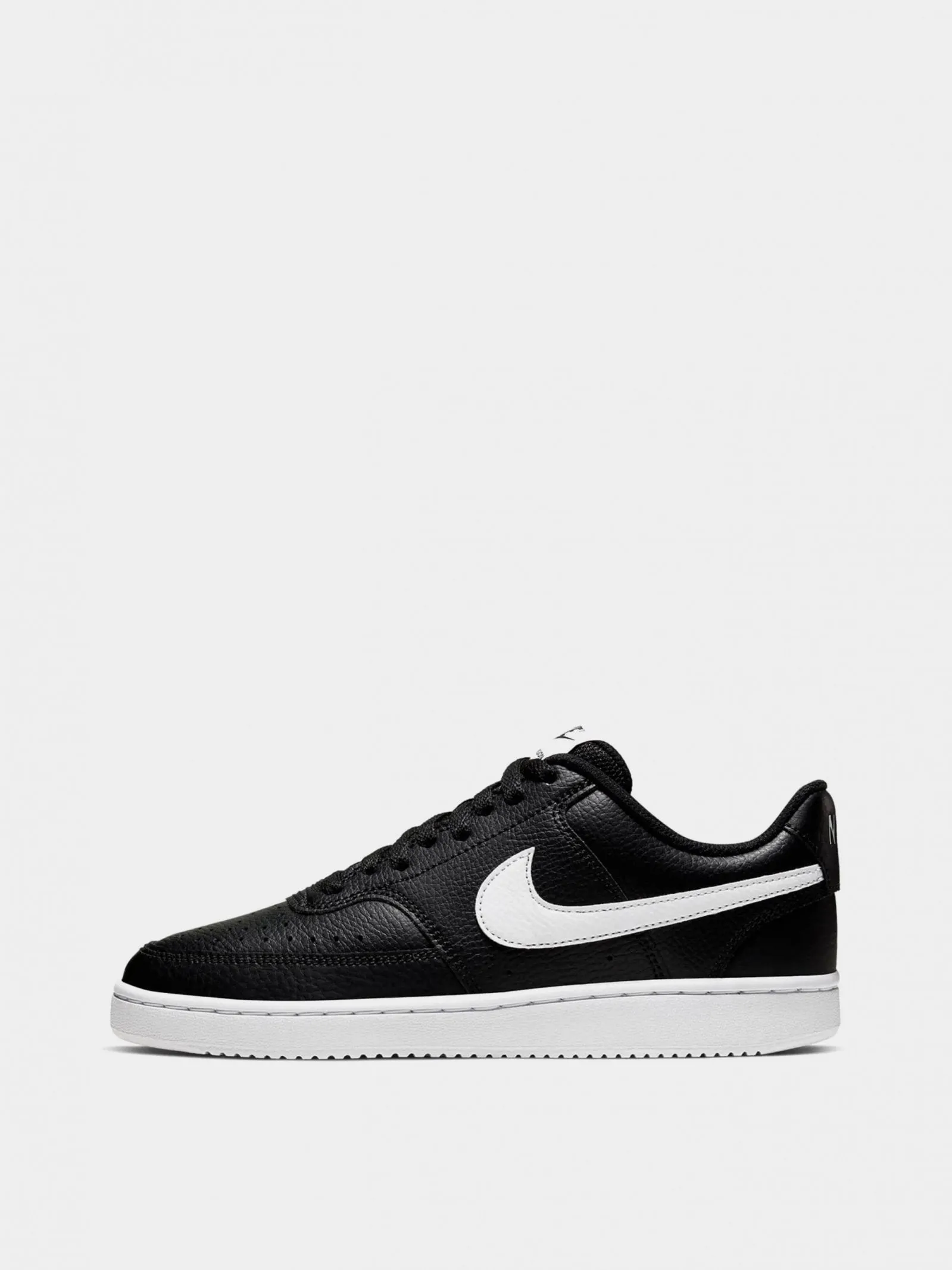 Nike Women's Court Vision Low Shoes - Black / White