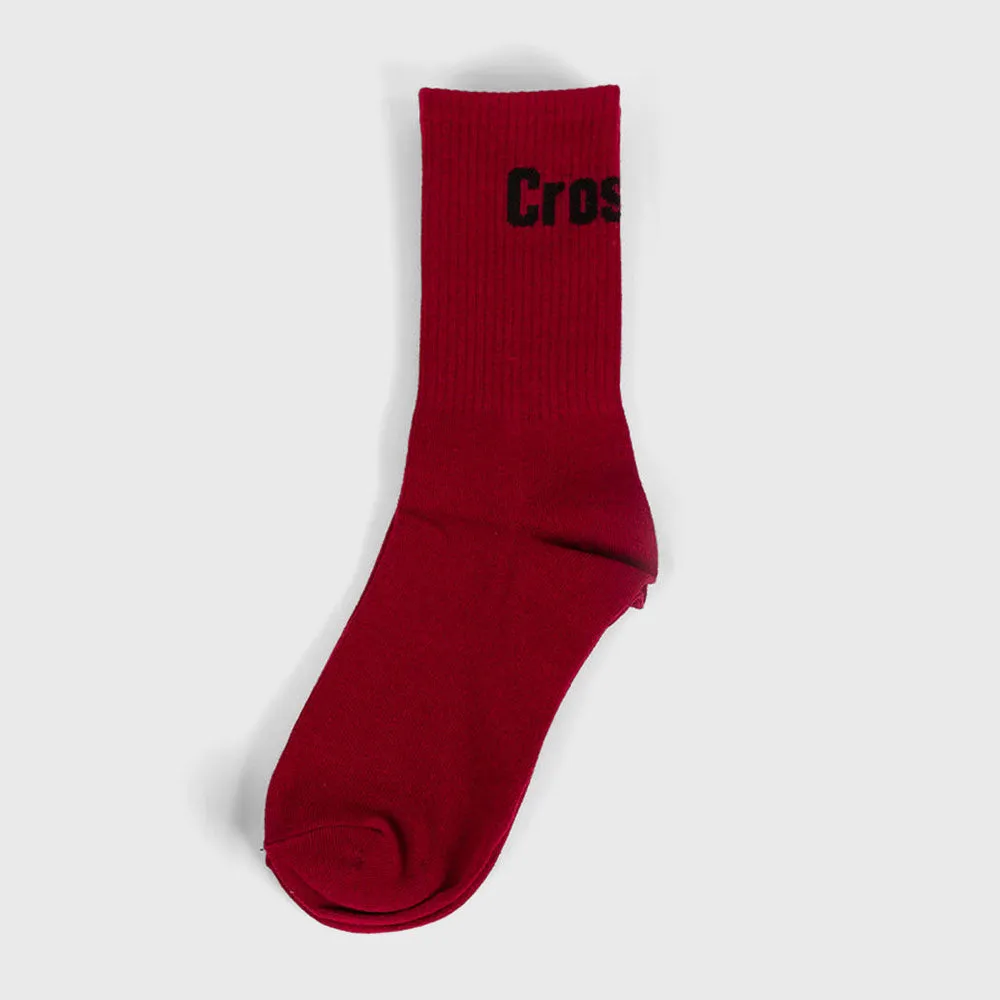 Northern Spirit - CROSSFIT® SOCKS MID-HEIGHT UNISEX SOCKS - CARMINE