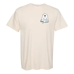 'Nurse Ghost' Embroidered T-Shirt