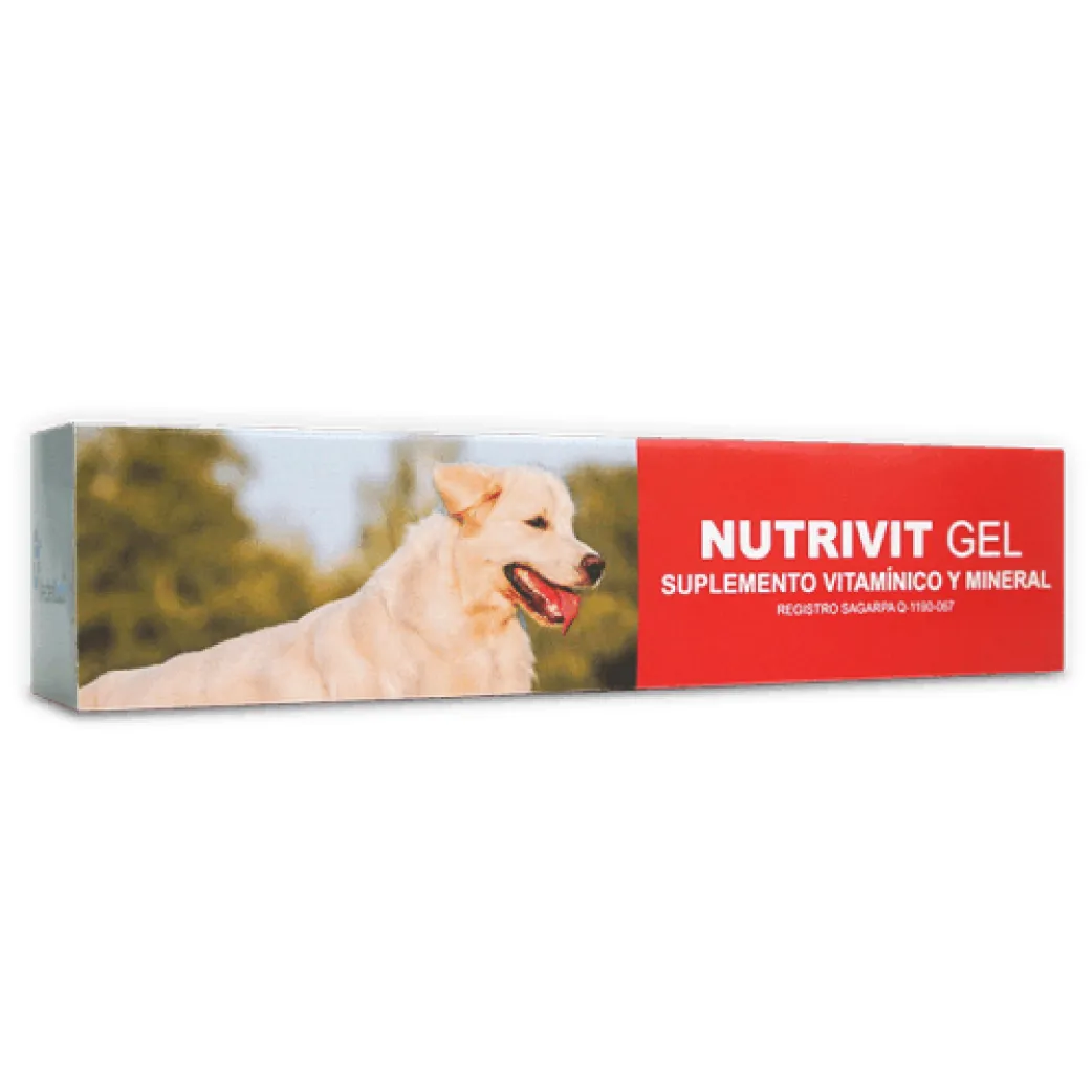 Nutrivit Gel Suplemento Vitaminico Para Perros Gatos 120.5 Gr Mederilab