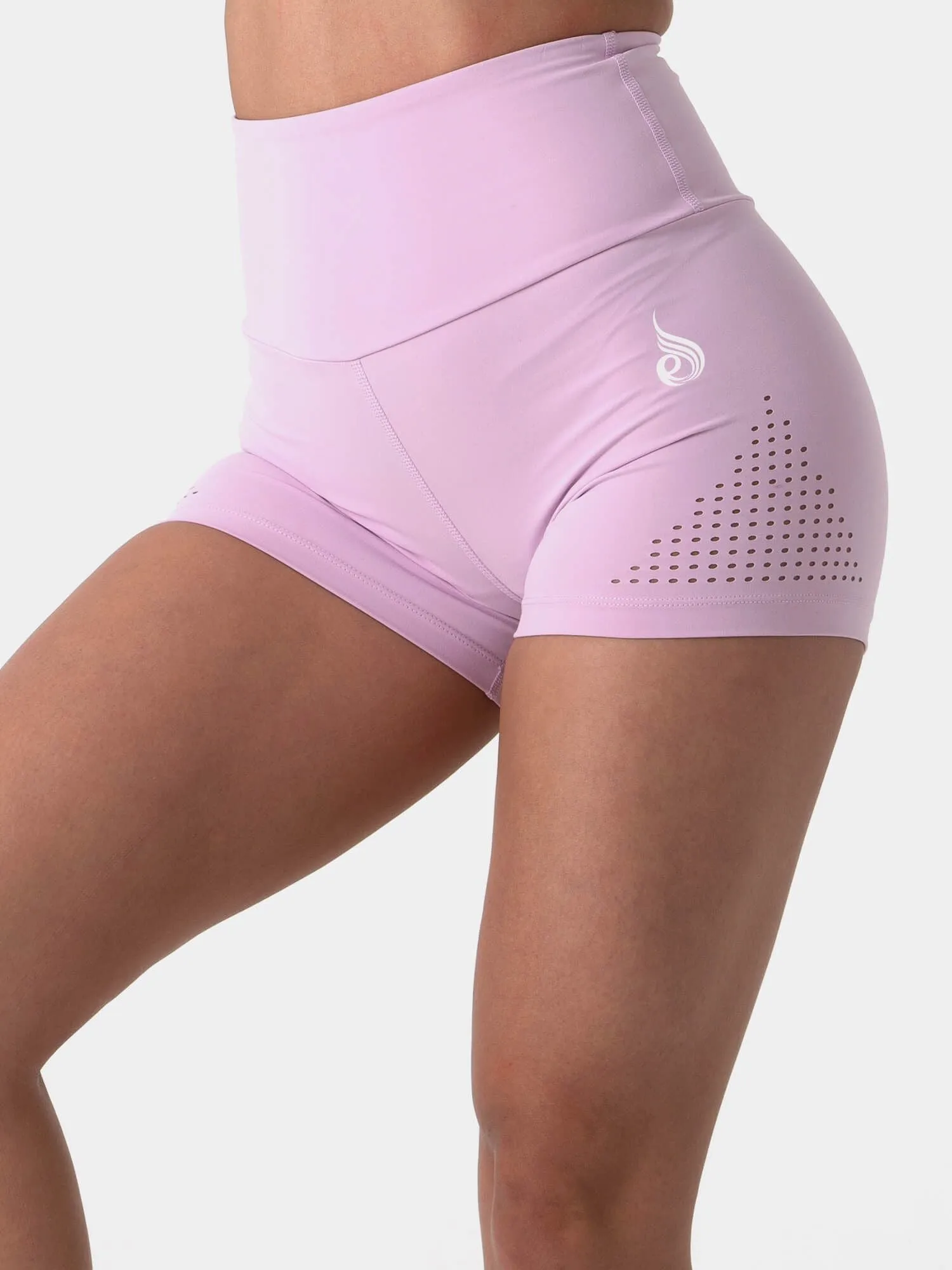 Pastels Booty Shorts -Orange Sherbet