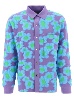 "LE CHEMISE NEVE FLEURS" OVERSHIRT