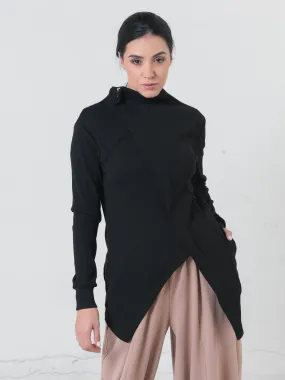 Ribbed Long Sleeve Top