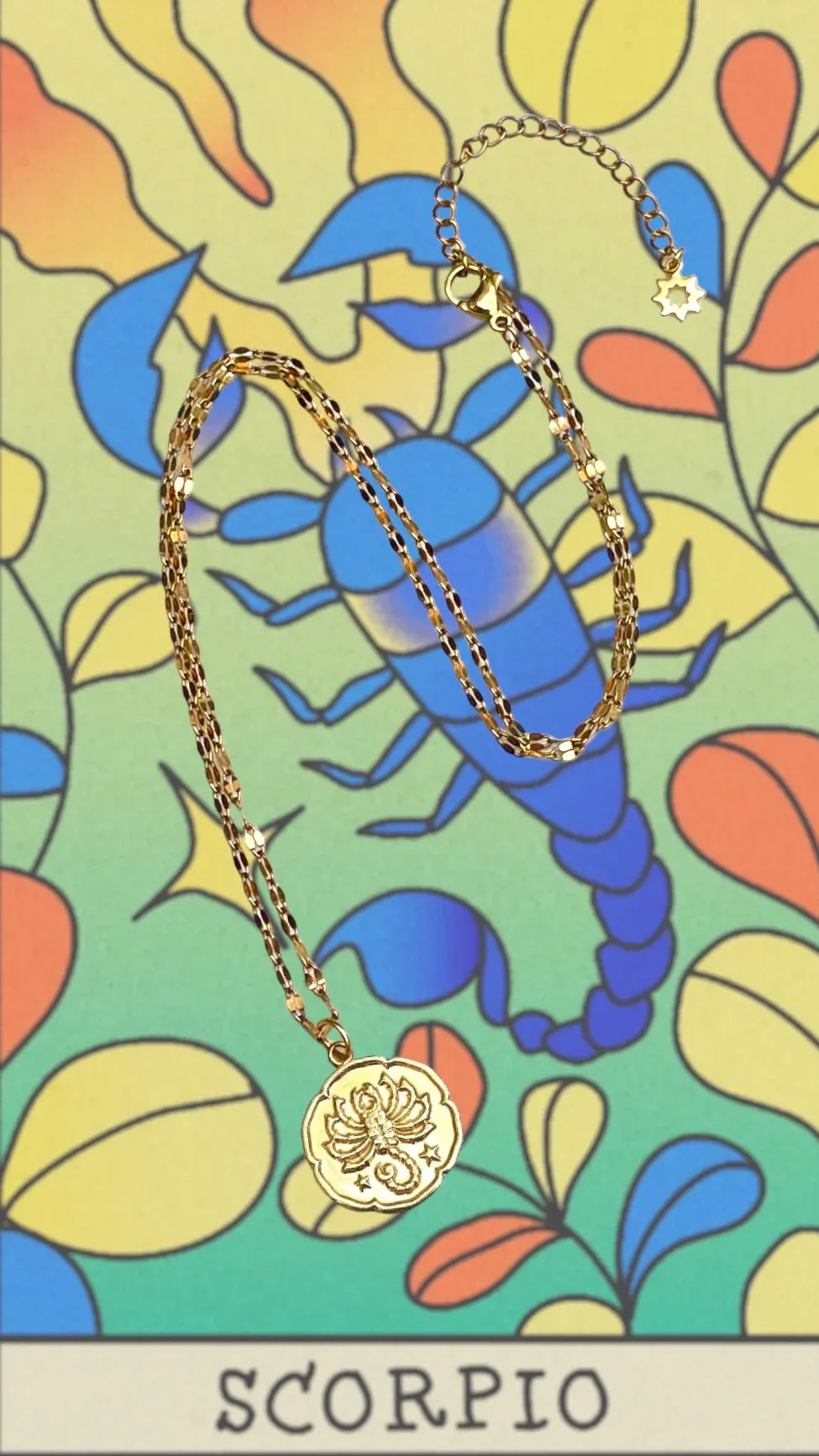 Scorpio Zodiac Necklace