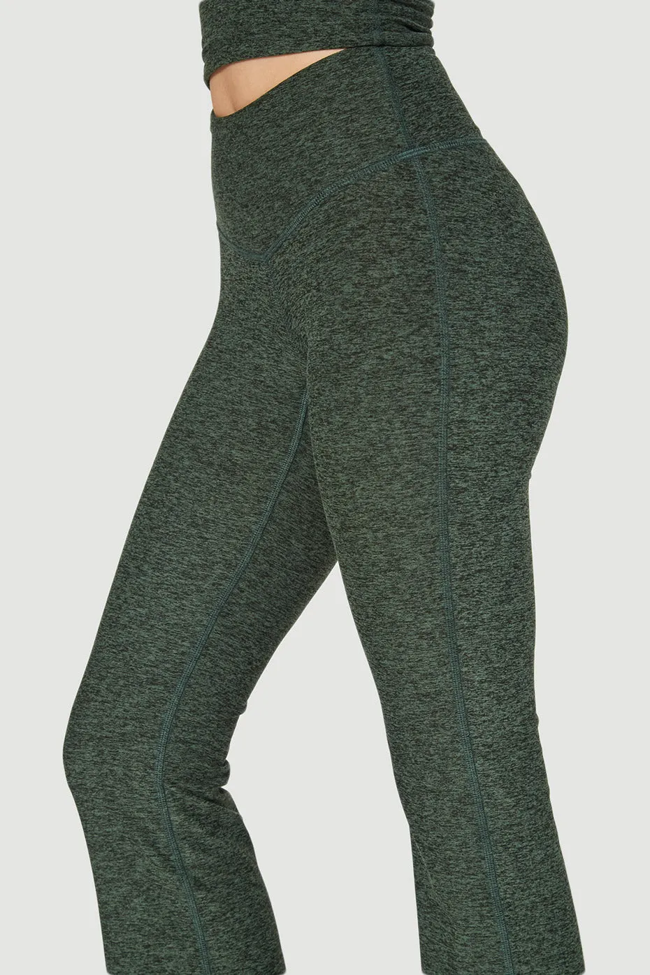 Soft Heather Jersey Flare Leggings