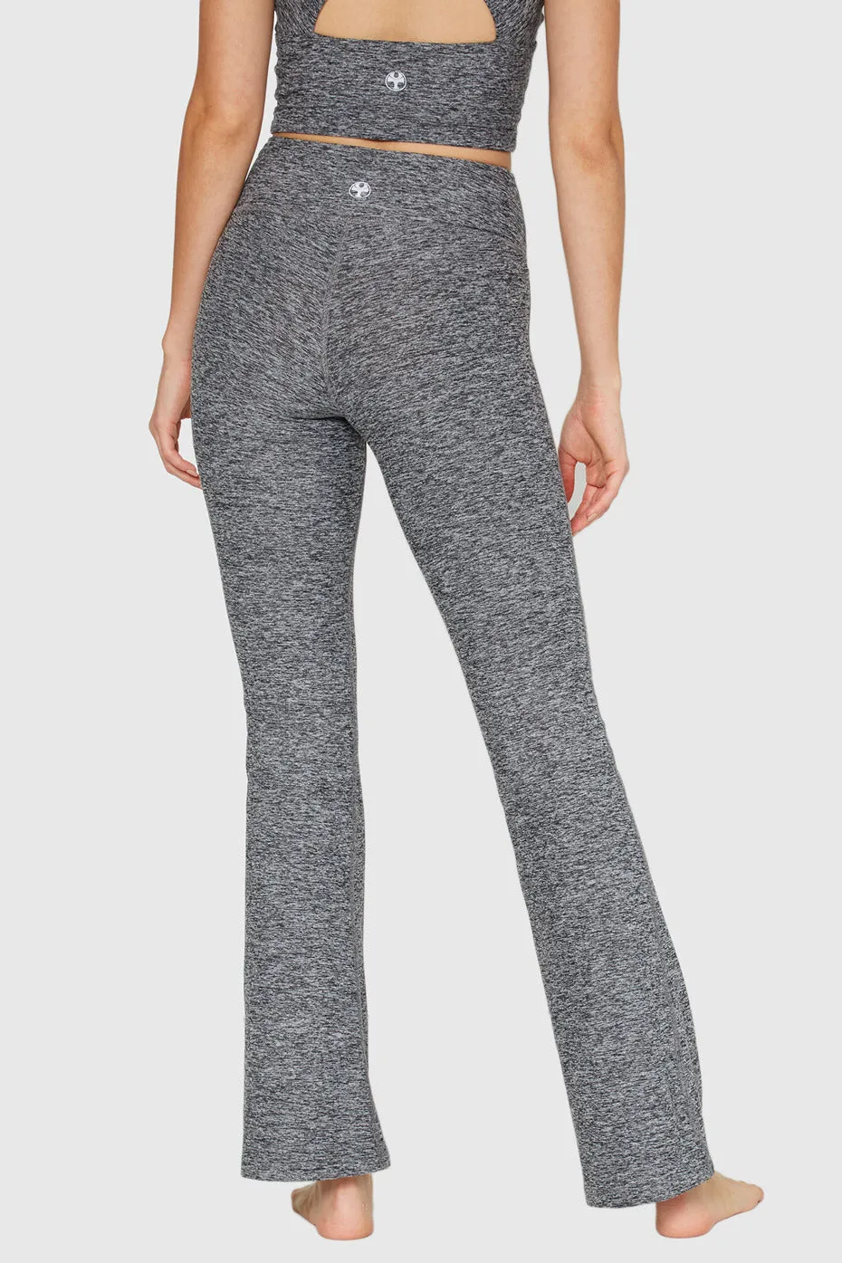 Soft Heather Jersey Flare Leggings