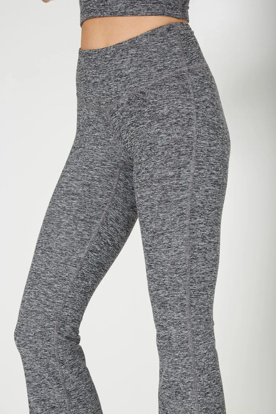 Soft Heather Jersey Flare Leggings