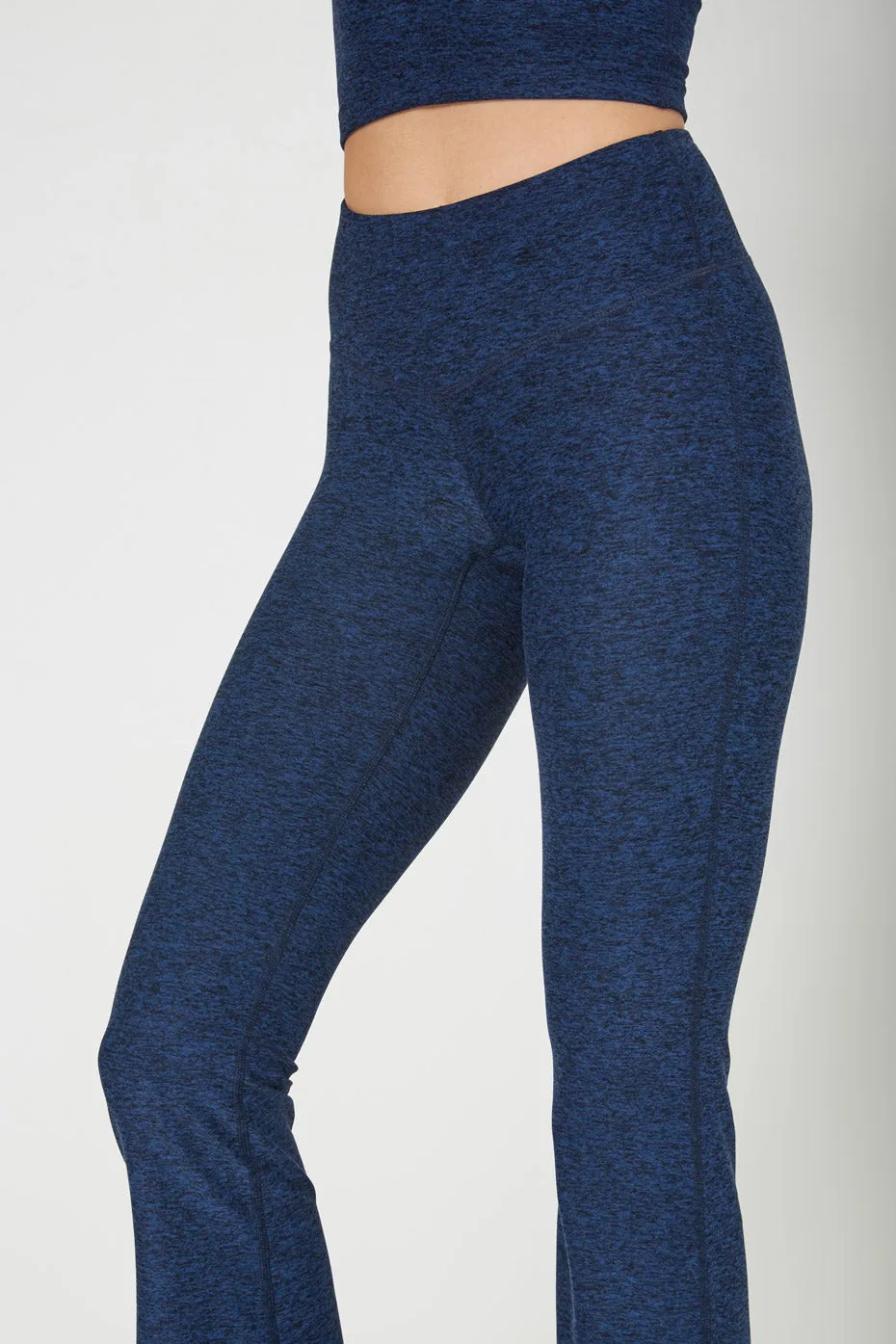 Soft Heather Jersey Flare Leggings