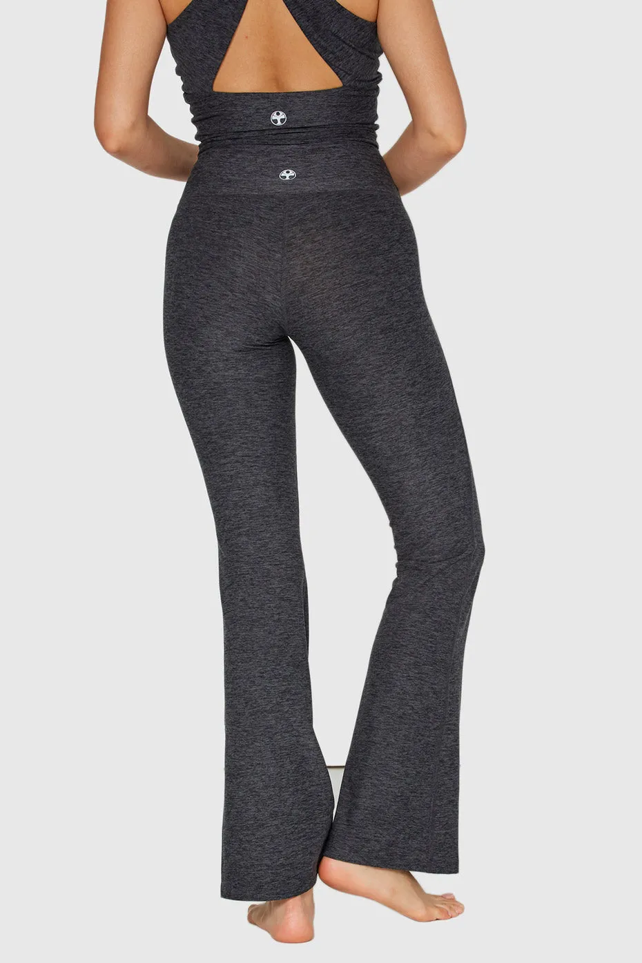 Soft Heather Jersey Flare Leggings