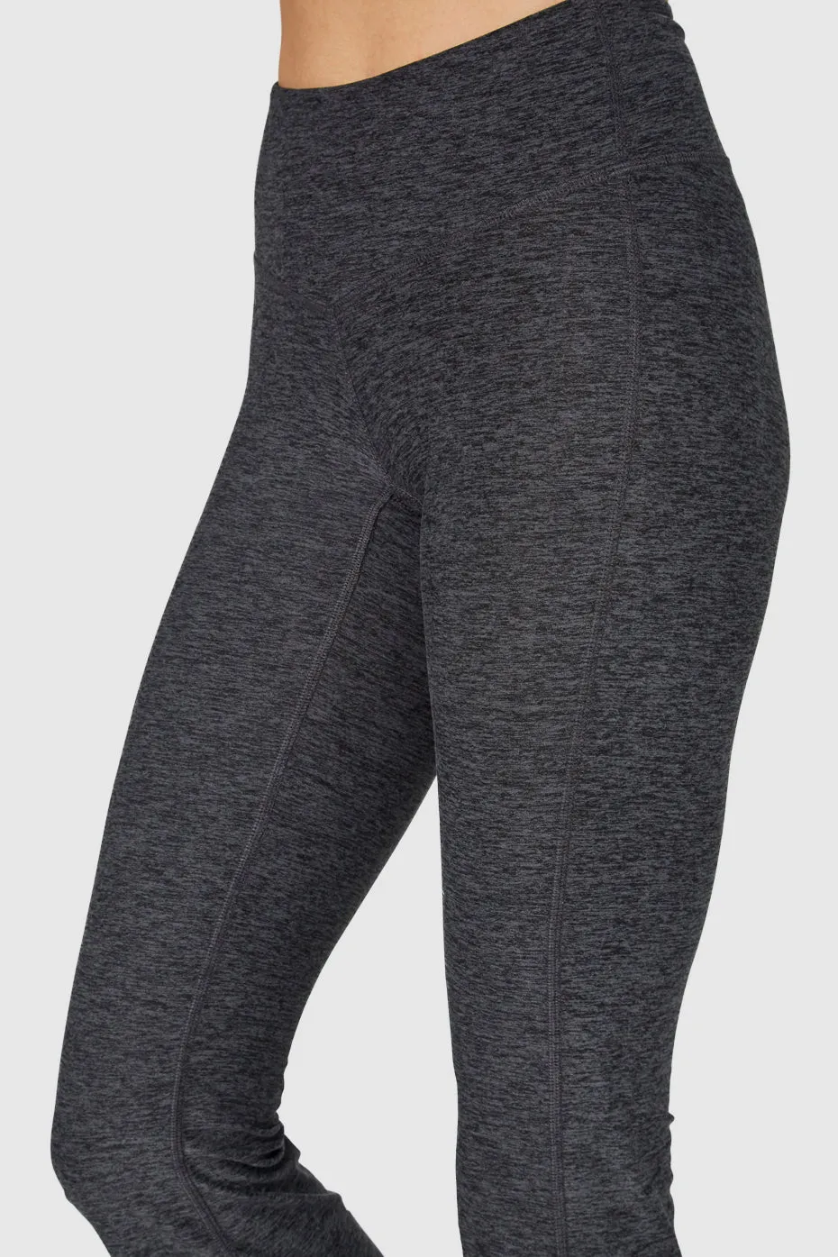 Soft Heather Jersey Flare Leggings