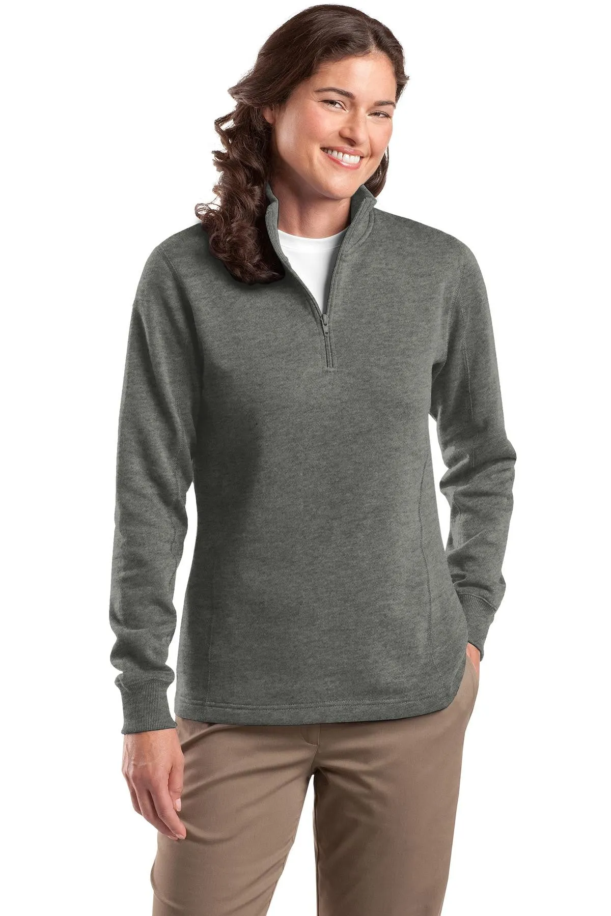 Sport-Tek Ladies' 1/4-Zip Sweatshirt