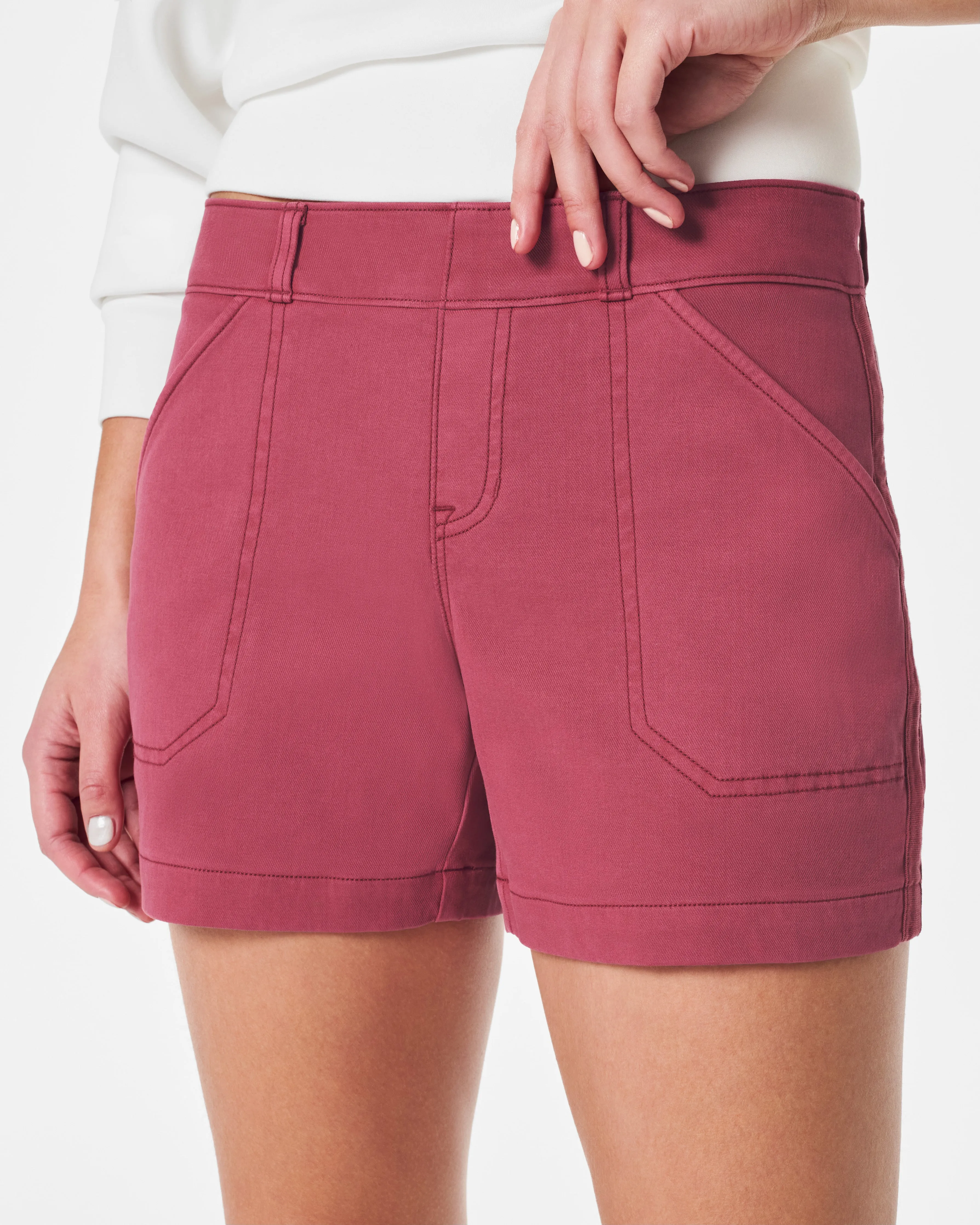 Stretch Twill Shorts, 4"