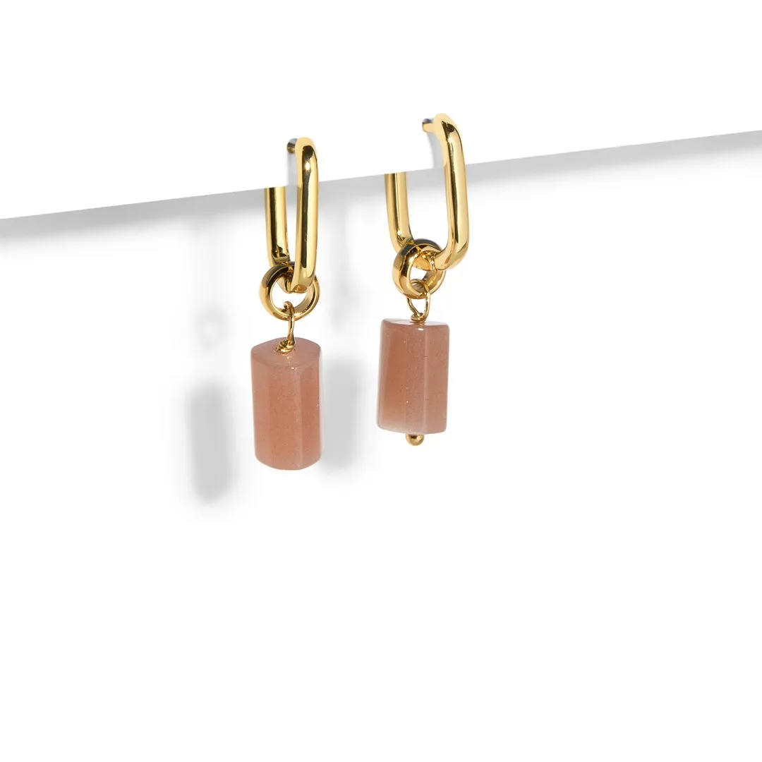 SUNSTONE AURA EARRINGS