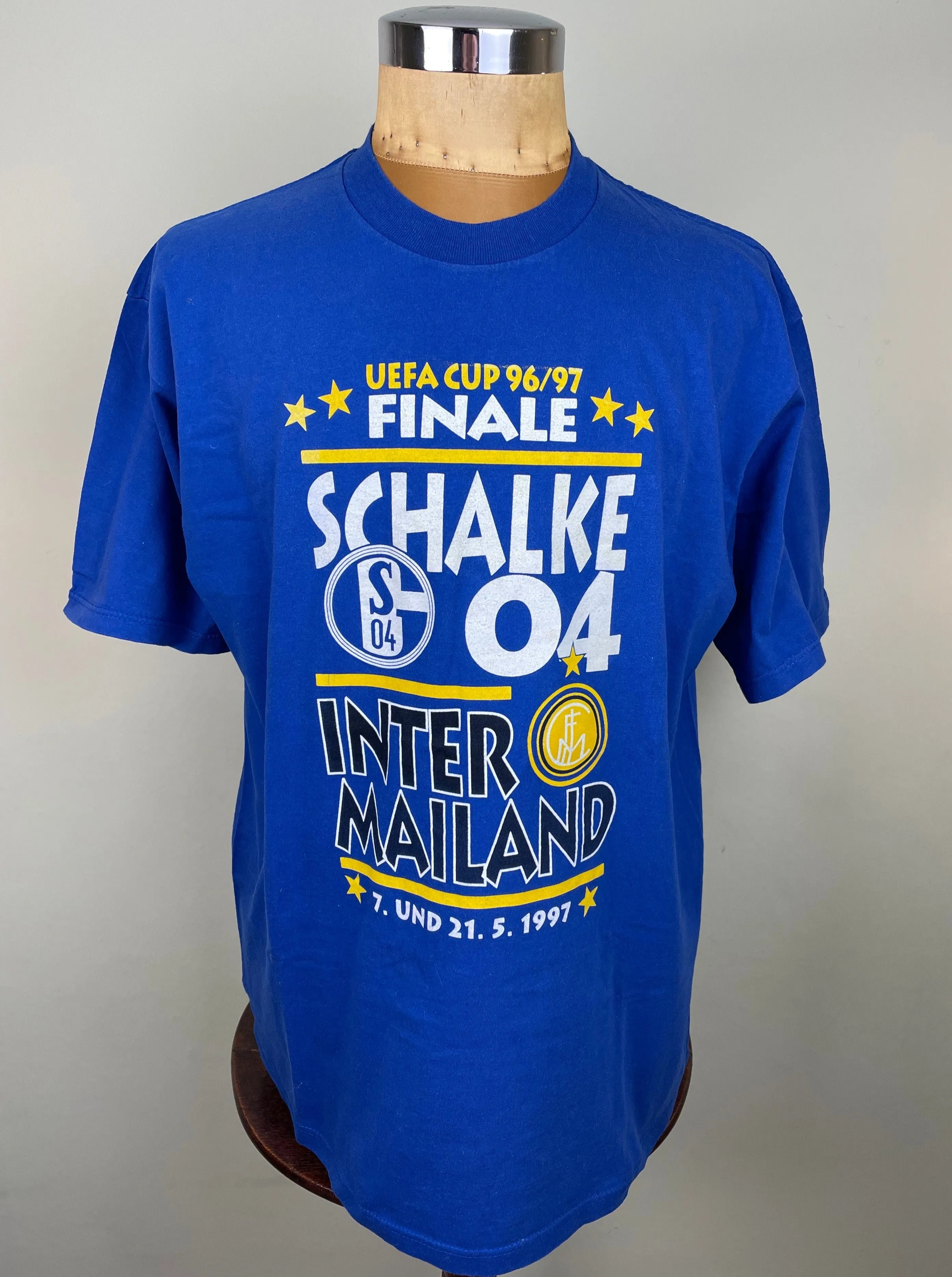 T-Shirt | 1997 | Inter Milan vs Schalke | UEFA Cup Final | Bootleg T-Shirt