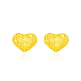 TAKA Jewellery 916 Gold Earrings Heart