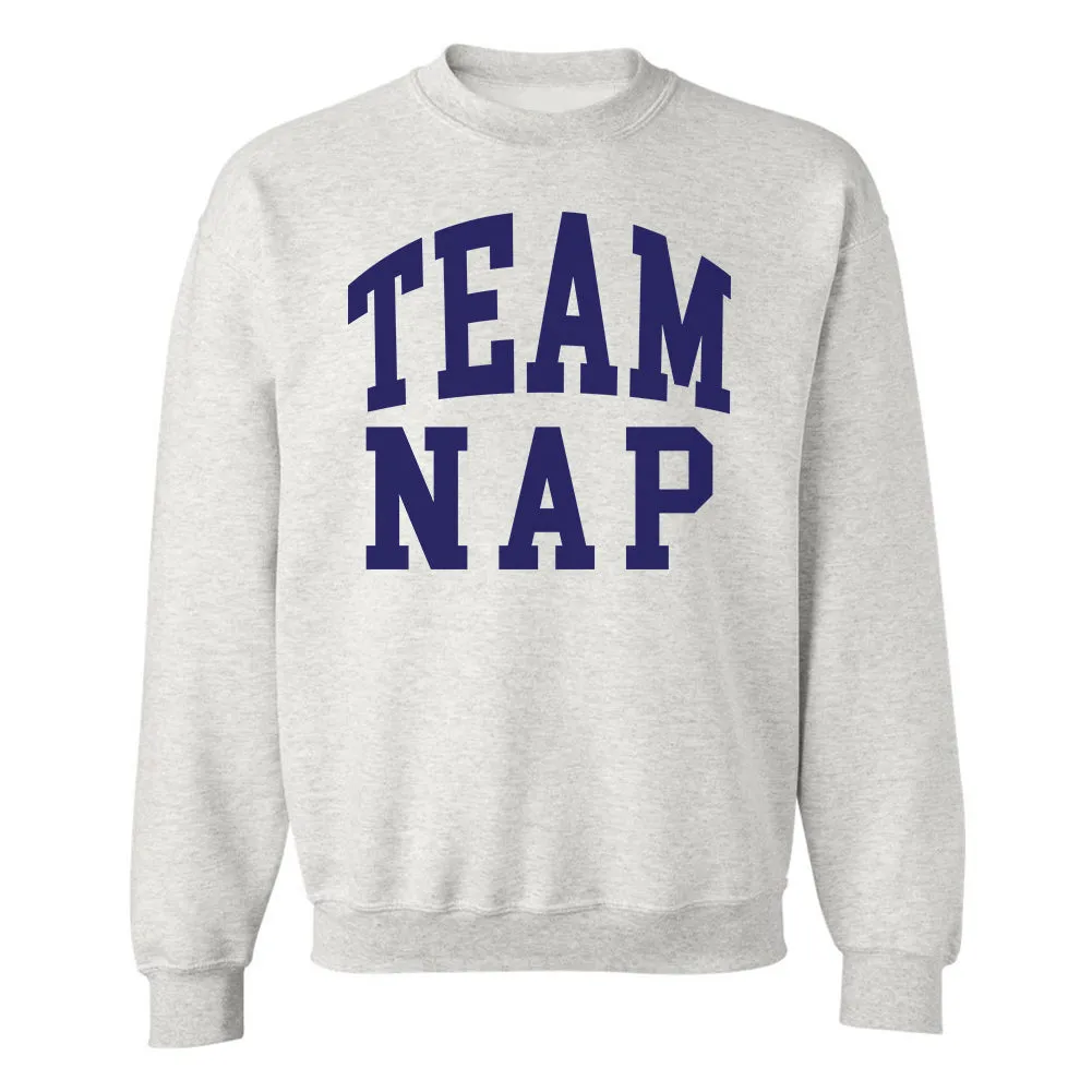 'Team Nap/Couch Club' Crewneck Sweatshirt