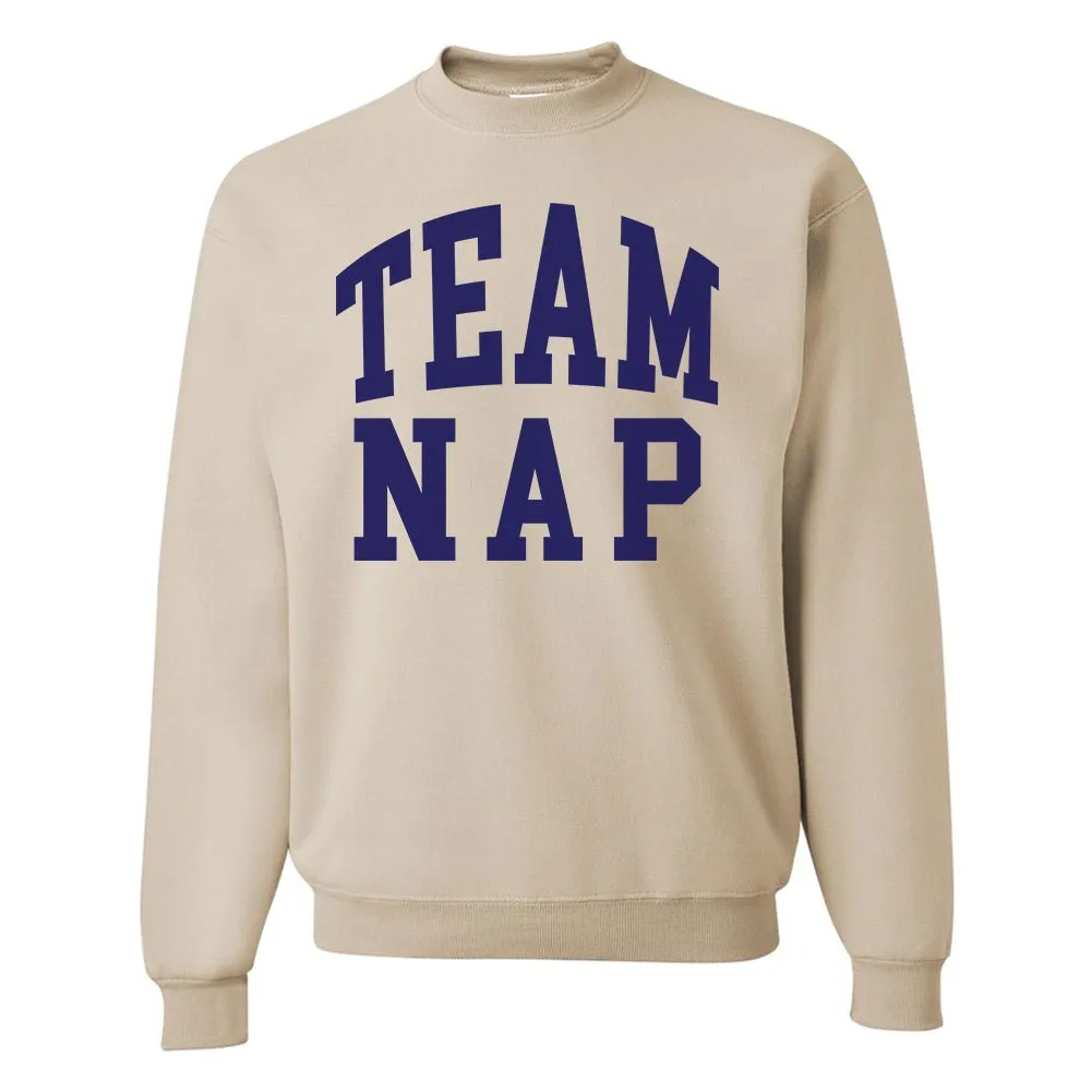 'Team Nap/Couch Club' Crewneck Sweatshirt