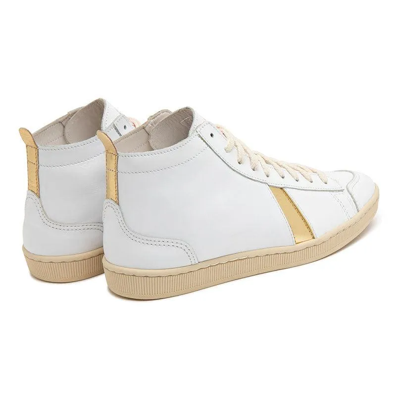 Tsagué leather White-Gold