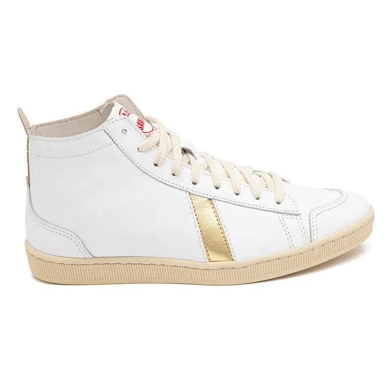 Tsagué leather White-Gold