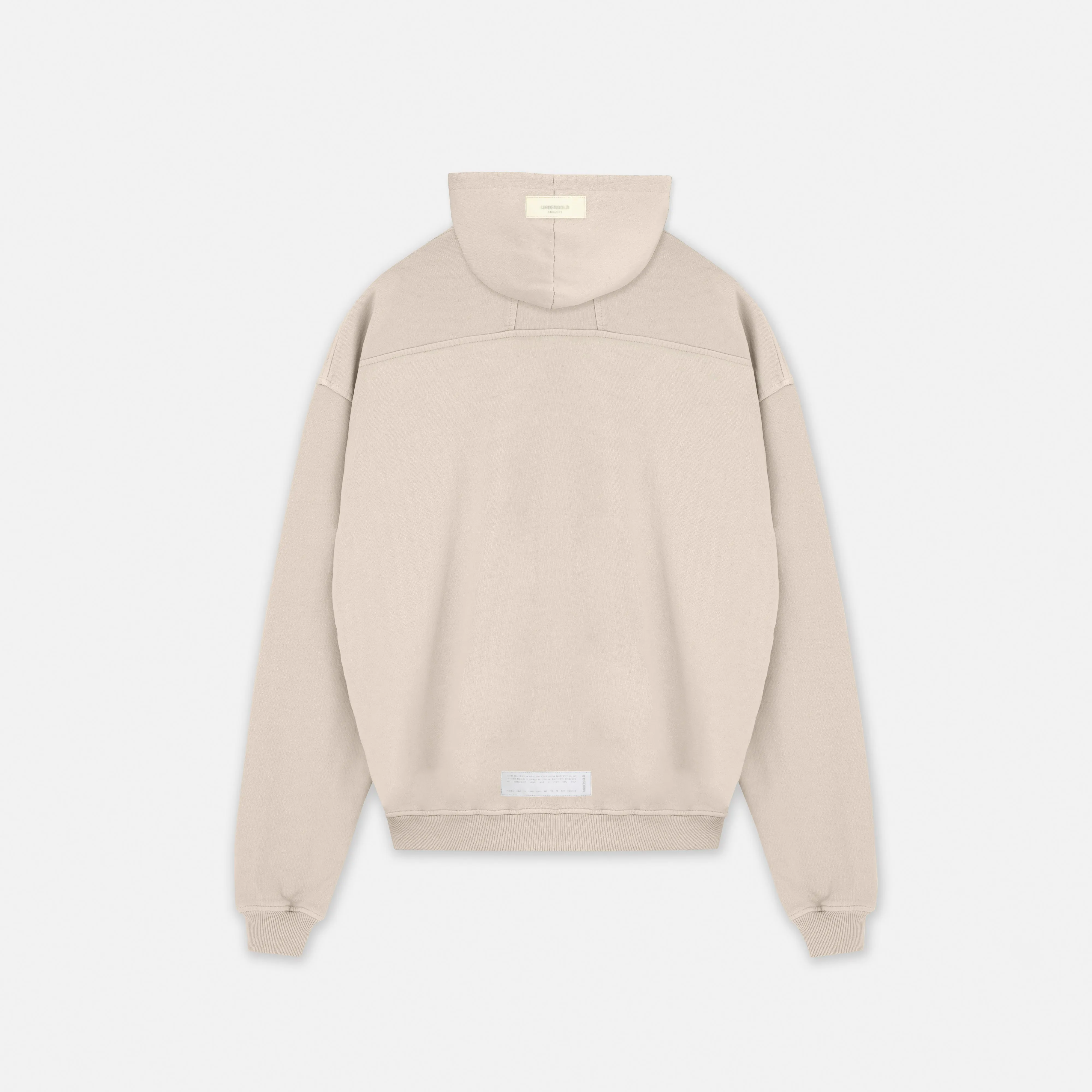 U Basics Zip Up Hoodie Cream