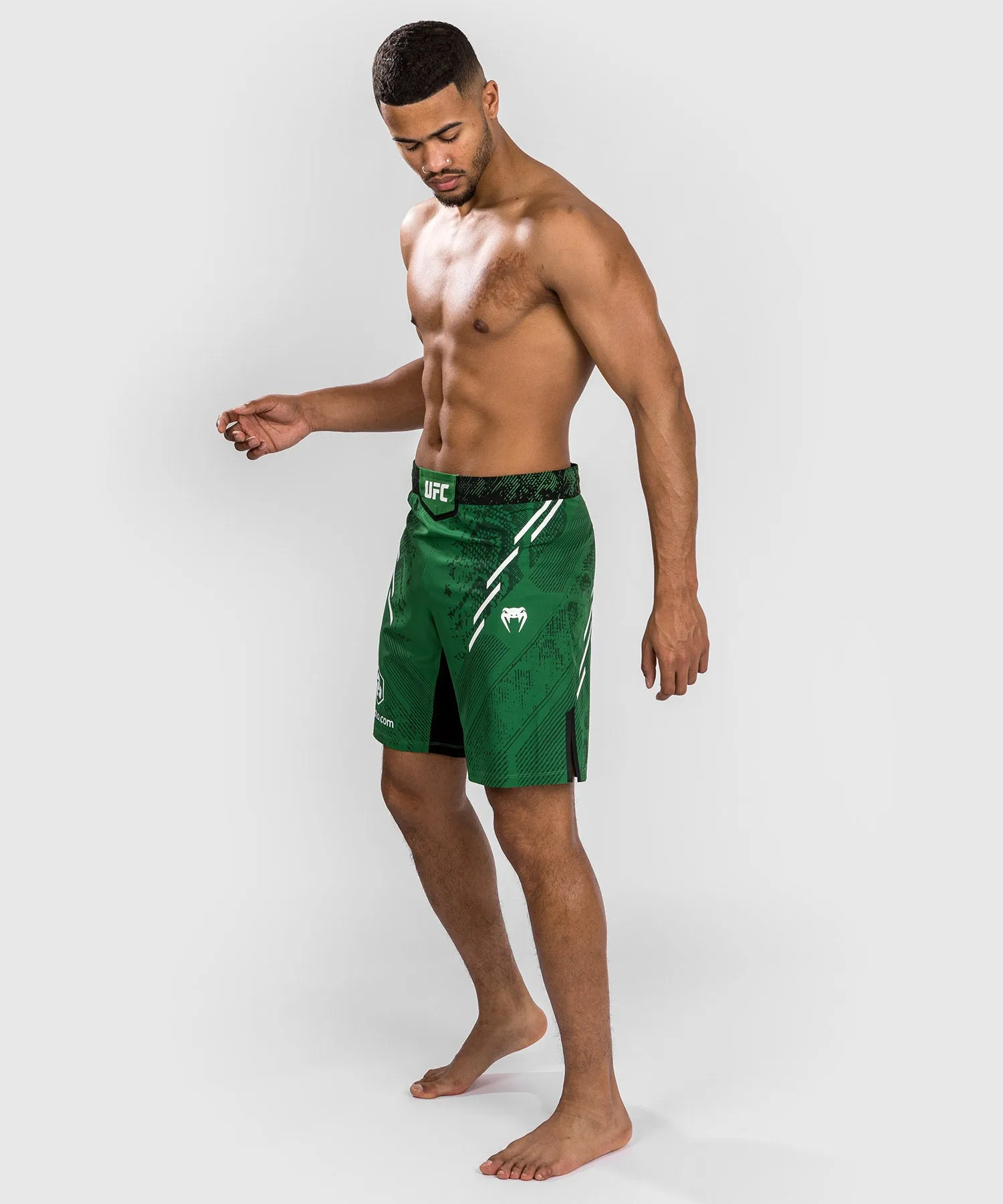 UFC Adrenaline by Venum Authentic Fight Night Men's Fight Short - Long Fit - Green