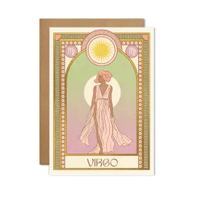 Virgo Zodiac Card