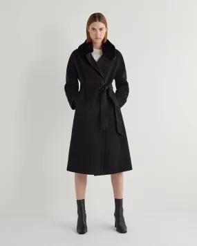 Women's Estella Robe Coat Black